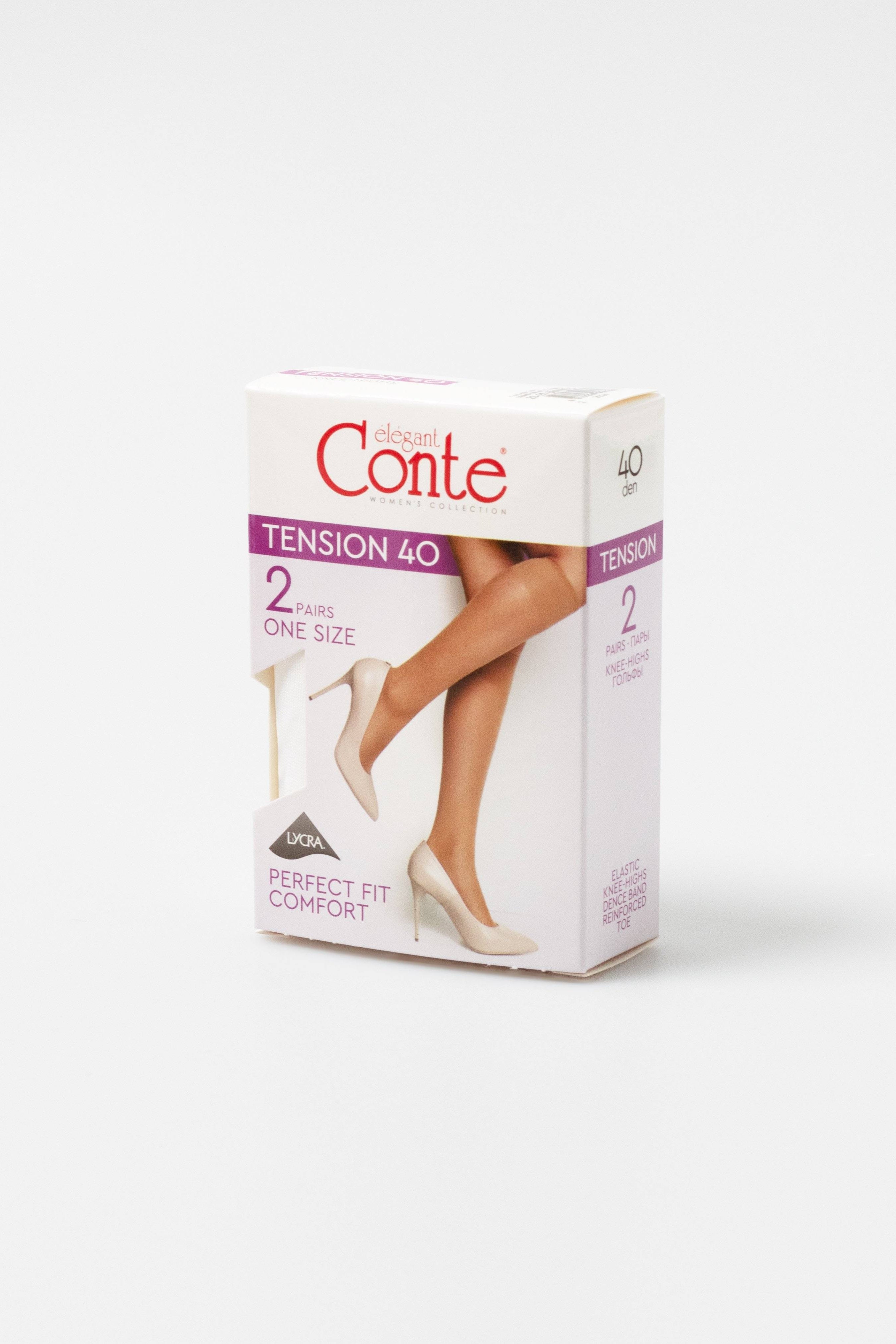 Knee Highs Conte Tension 40 Den (2 pairs) by TheRanok.com