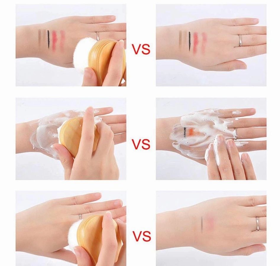 Facial Brush with Bamboo Handle DestGlow