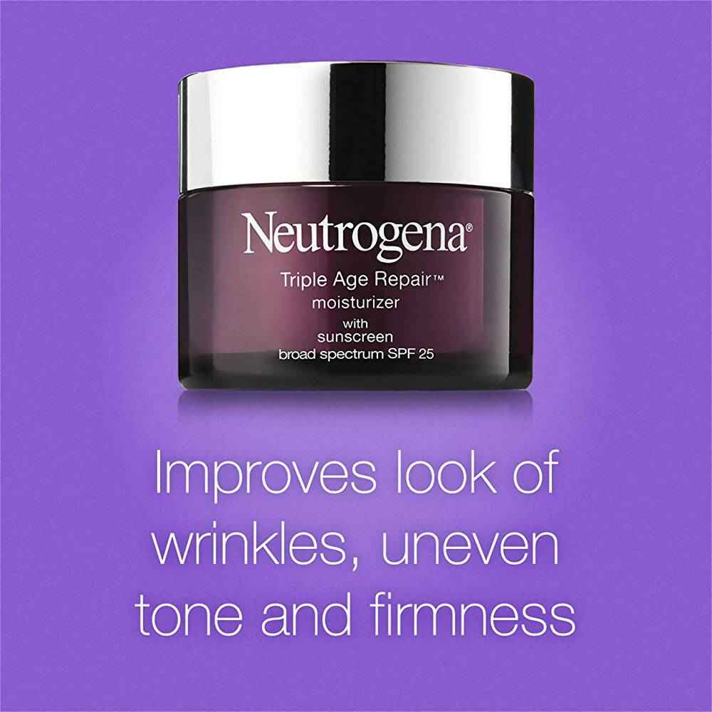 Neutrogena Triple Age Repair Anti Wrinkle Daily Facial Moisturizer With Spf 25
