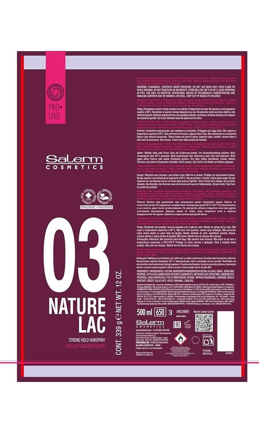 Salerm Definition Nature Strong Spray 12 oz