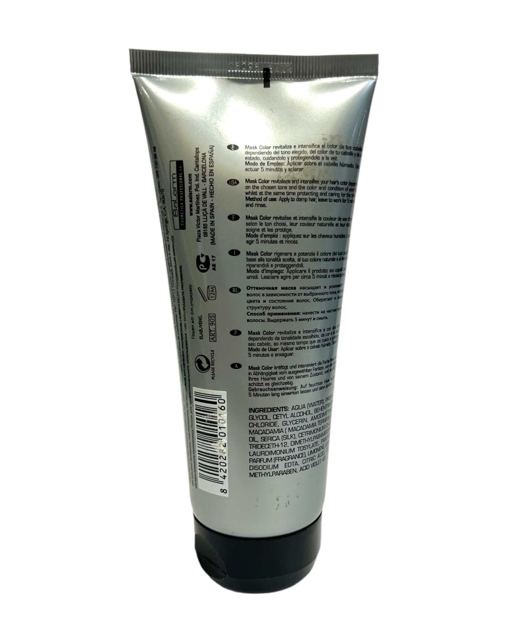 Salerm Mask Color Platinum 6.9 oz