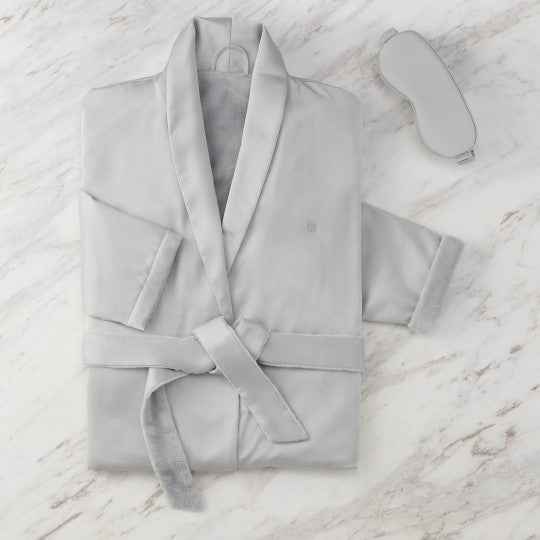 Clean Design Home® Satin Robe with Eyemask Gift Set