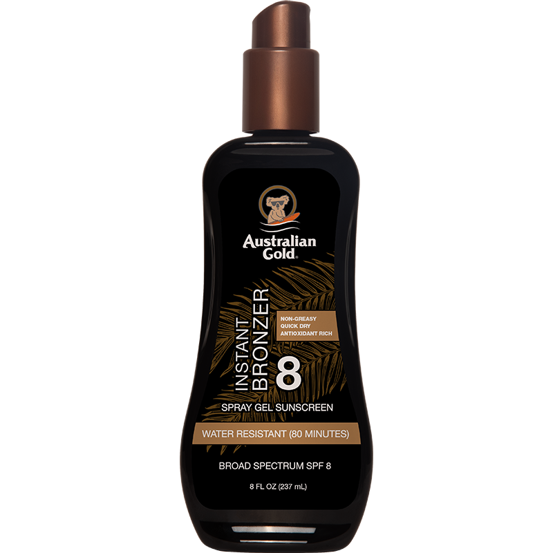 Australian Gold SPF 8 Spray Gel Bronzer 8 fl oz by Pasteur Pharmacy