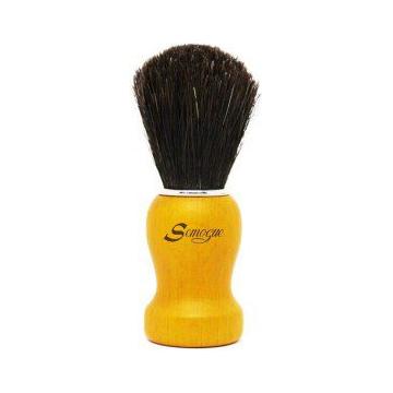 Semogue Pharos-c3 Pure Black Badger Shaving Brush - Yellow by Pasteur Pharmacy