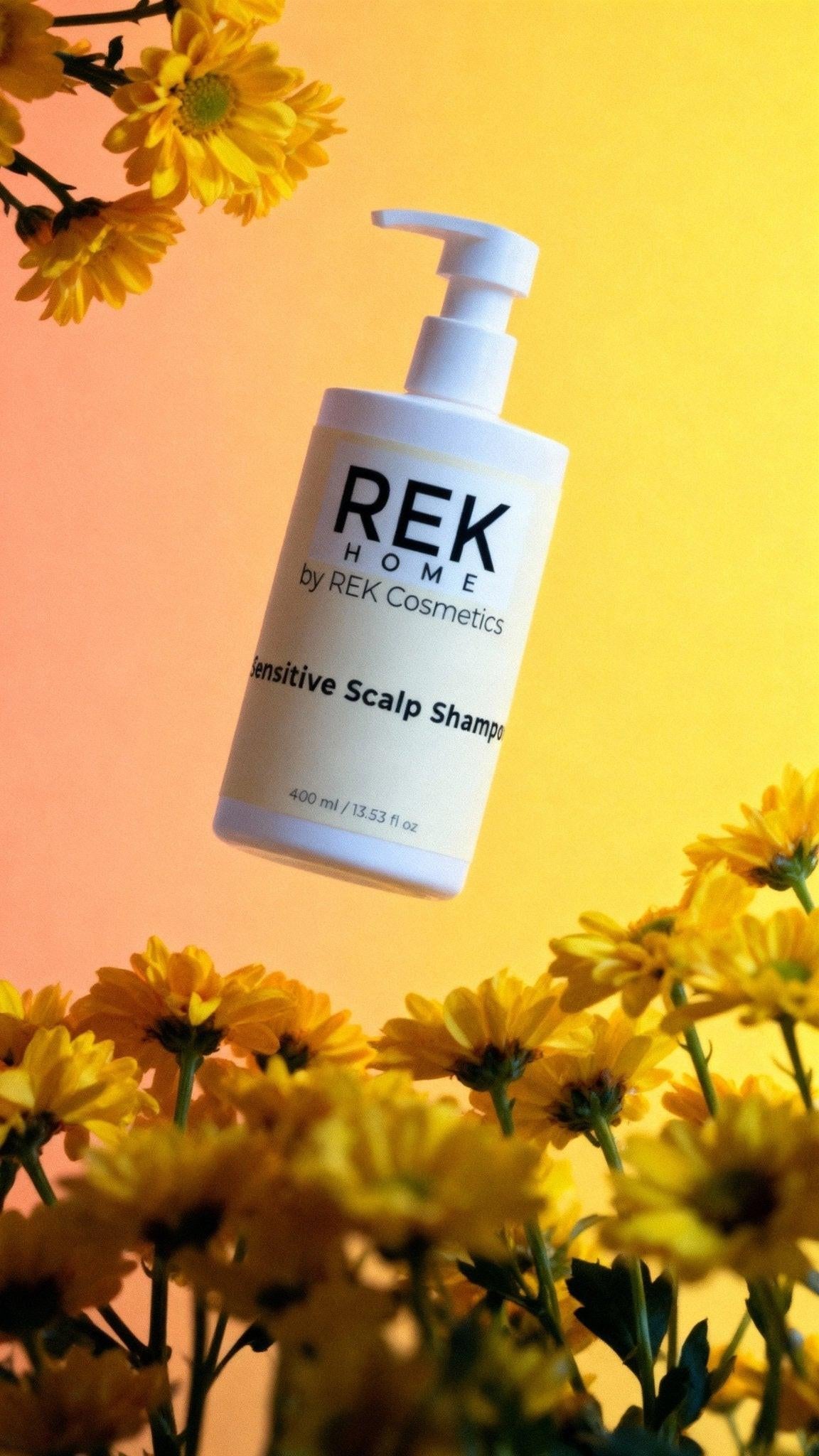 Sensitive Scalp Shampoo – Gentle, Nourishing Formula by REK Cosmetics