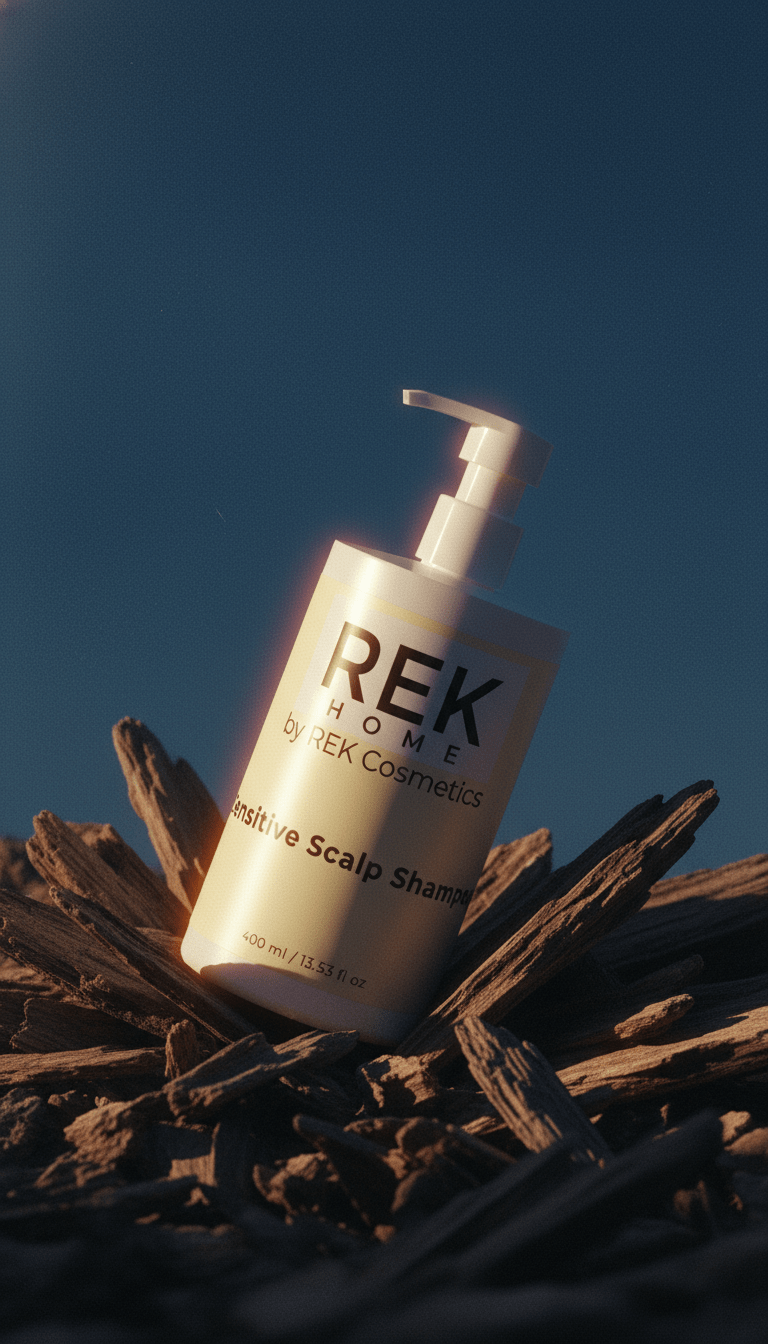 Sensitive Scalp Shampoo – Gentle, Nourishing Formula by REK Cosmetics