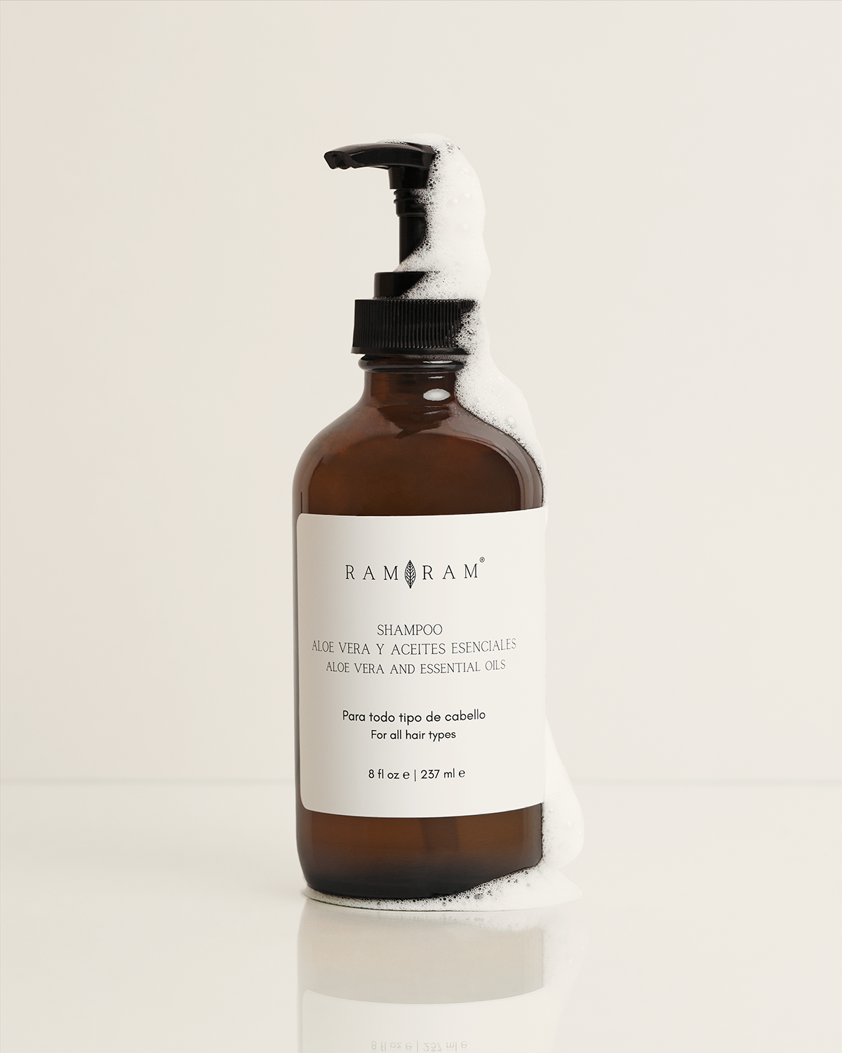 Shampoo Essential Oils & Aloe Vera | 8oz by Ram Ram USA