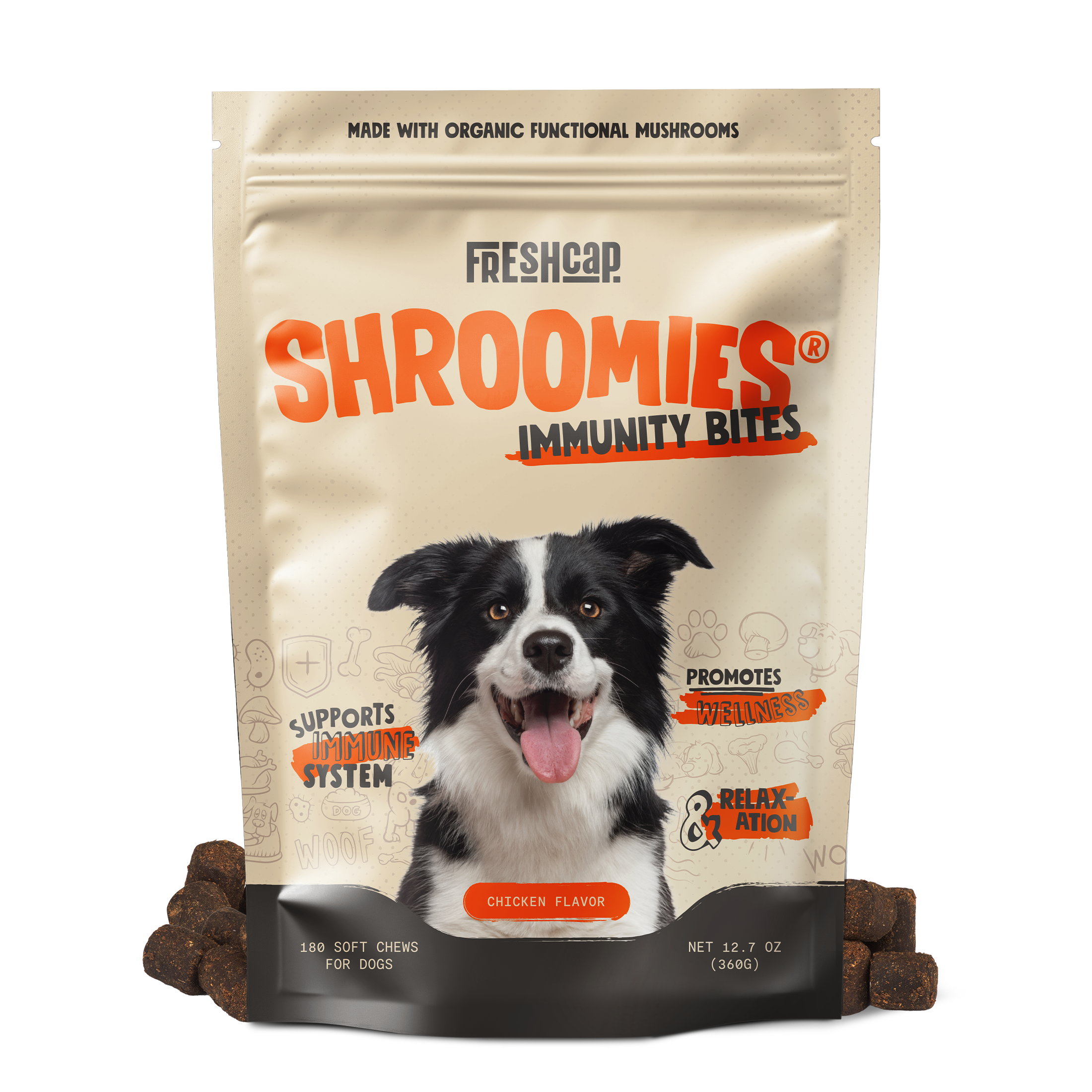 Organic Mushroom Complex for Dogs DestGlow