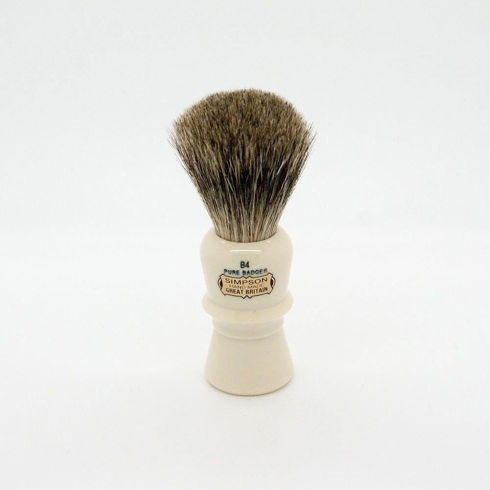 Simpson Beaufort B4 Pure Badger Shaving Brush by Pasteur Pharmacy