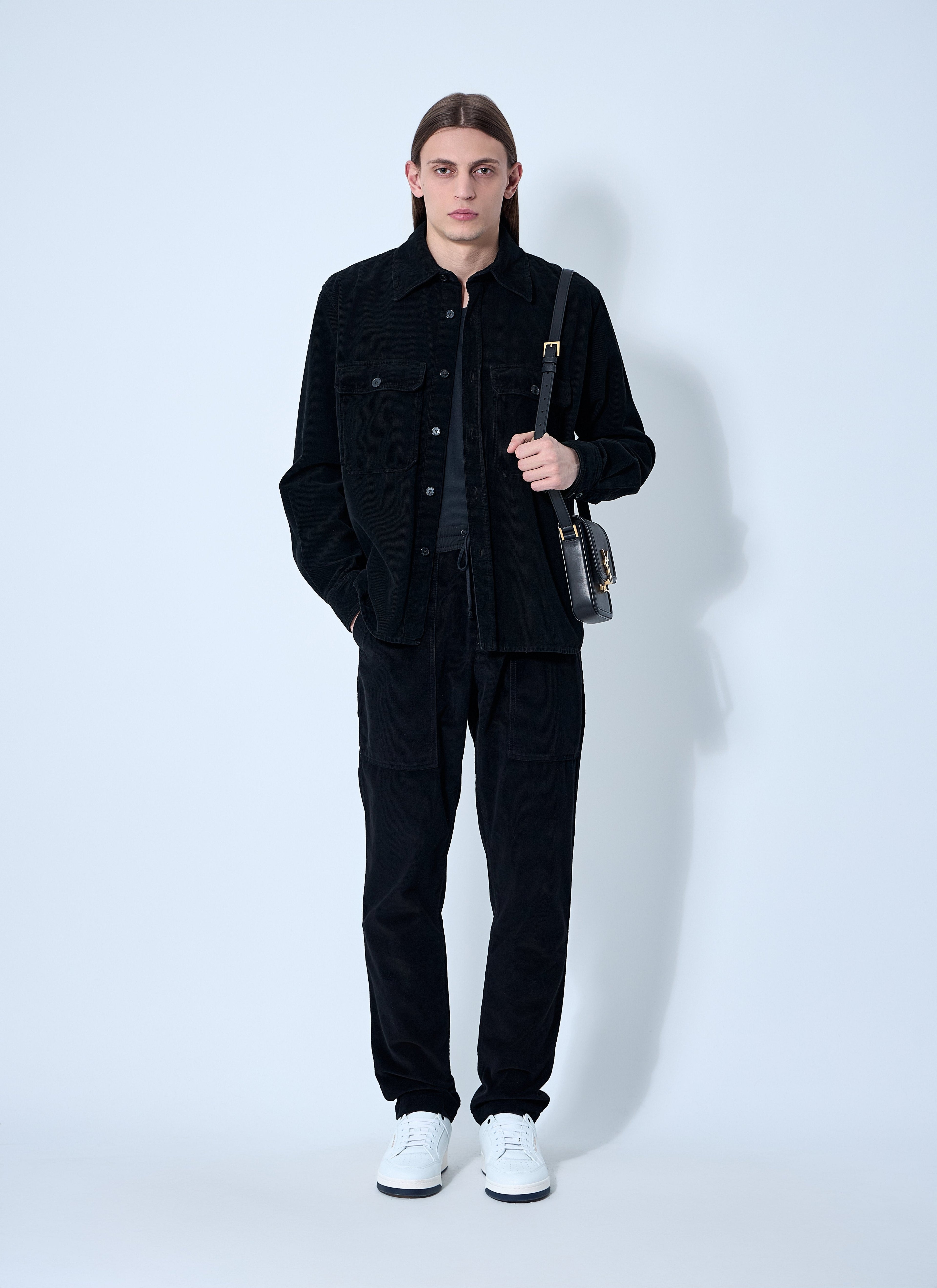 Saint Laurent Men Corduroy Drawstring Pants by Luosophy
