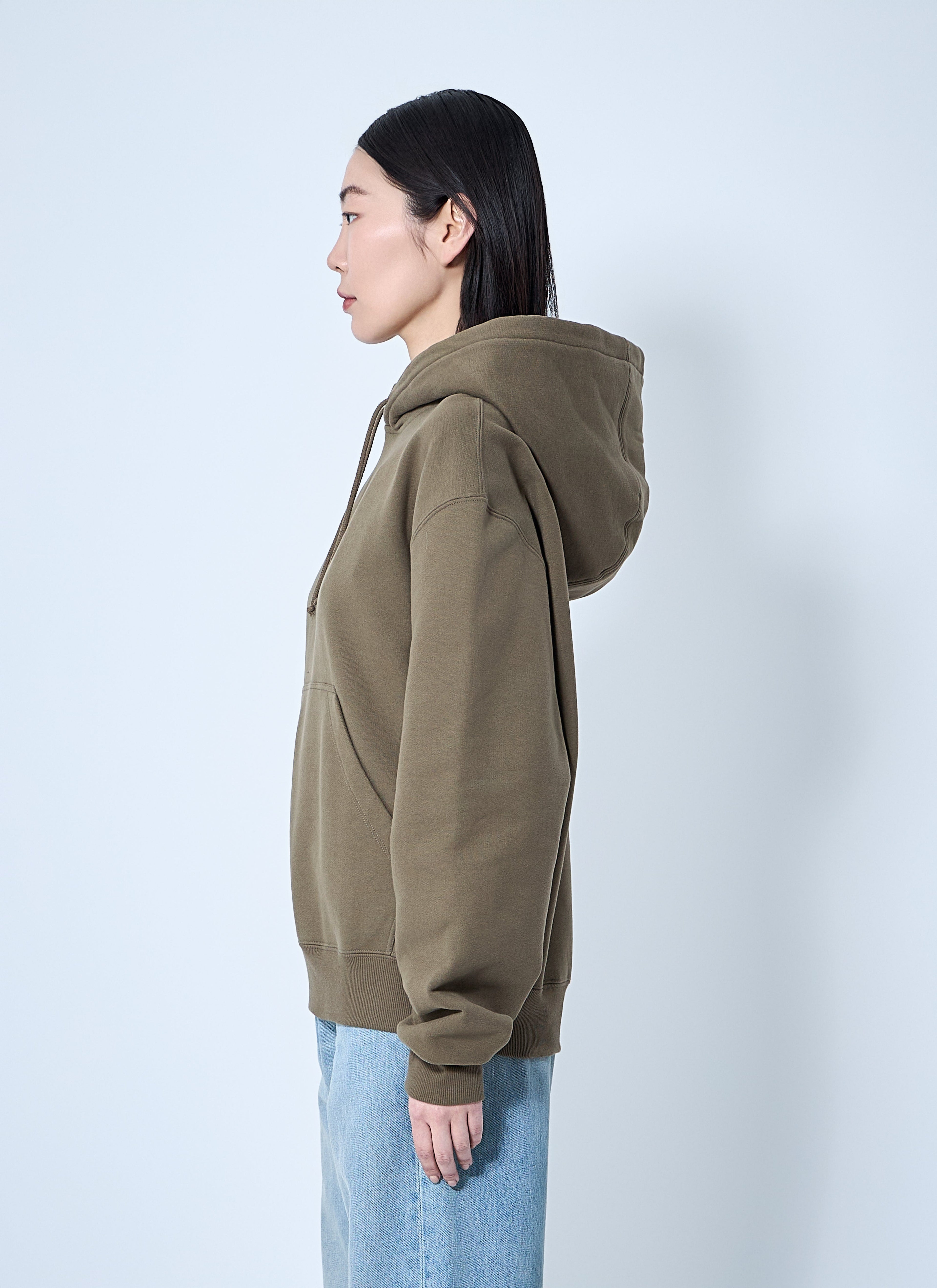 Saint Laurent Women Hooded Logo Motif Sweatshirt by Luosophy