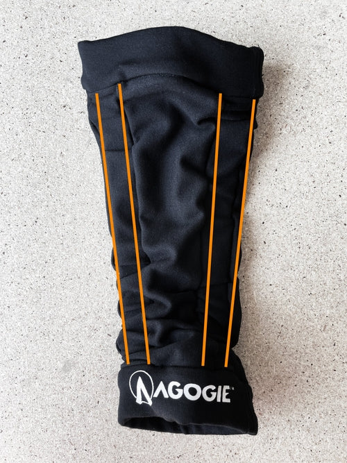 AGOGIE Resistance Band Elbow Sleeve - Men's Compression Support for Bicep, Tricep & Forearm Activation