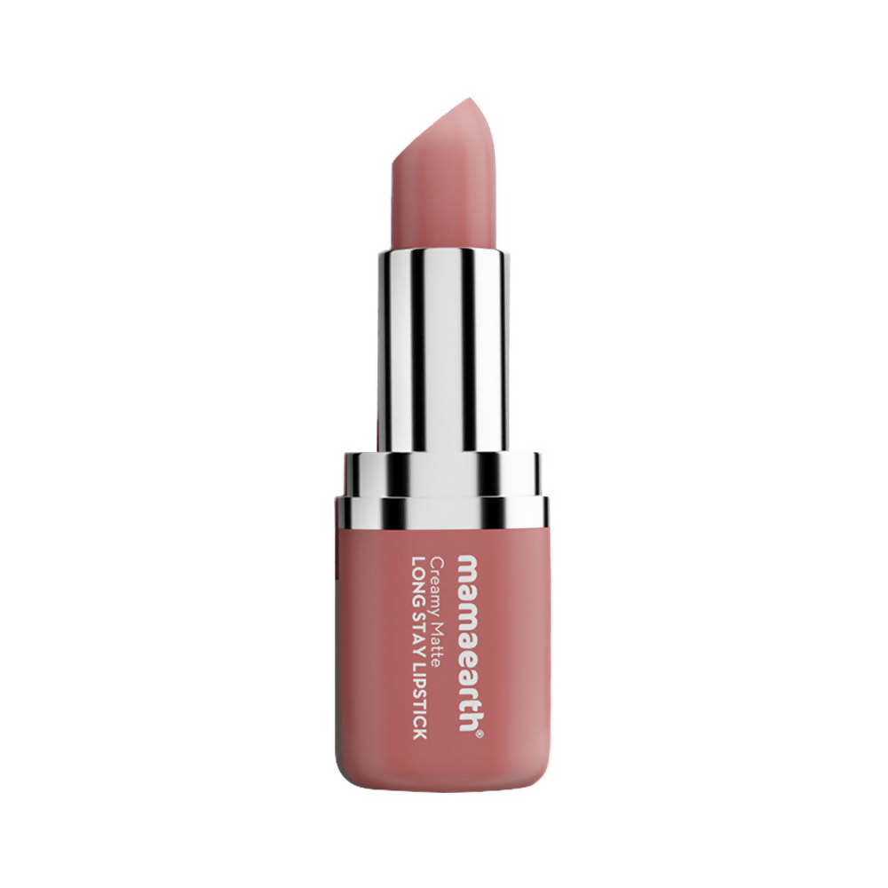 Mamaearth Creamy Matte Long Stay Lipstick - Pillow Nude