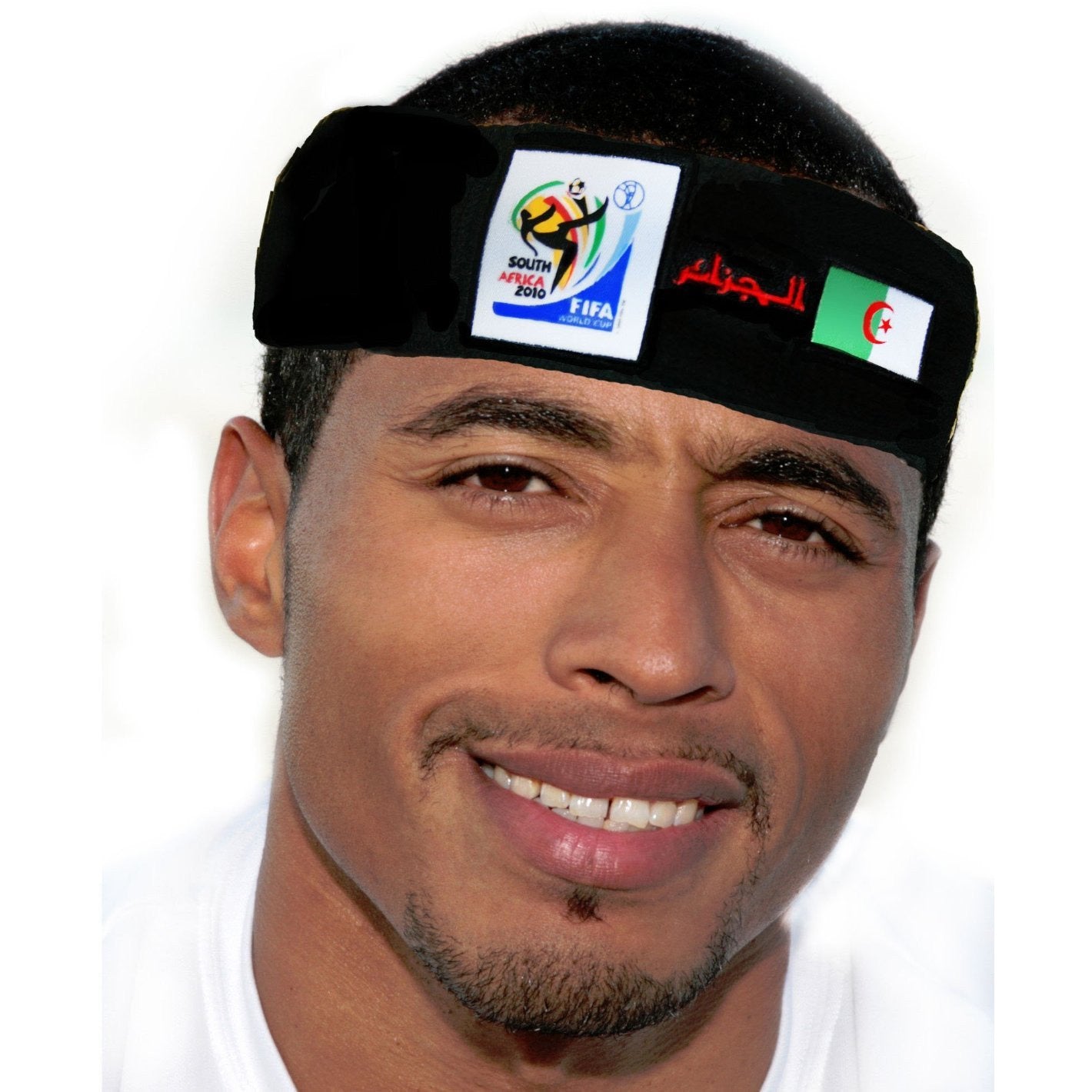 Algeria World Cup Soccer Headband - Vintage Collectible Official FIFA Licensed