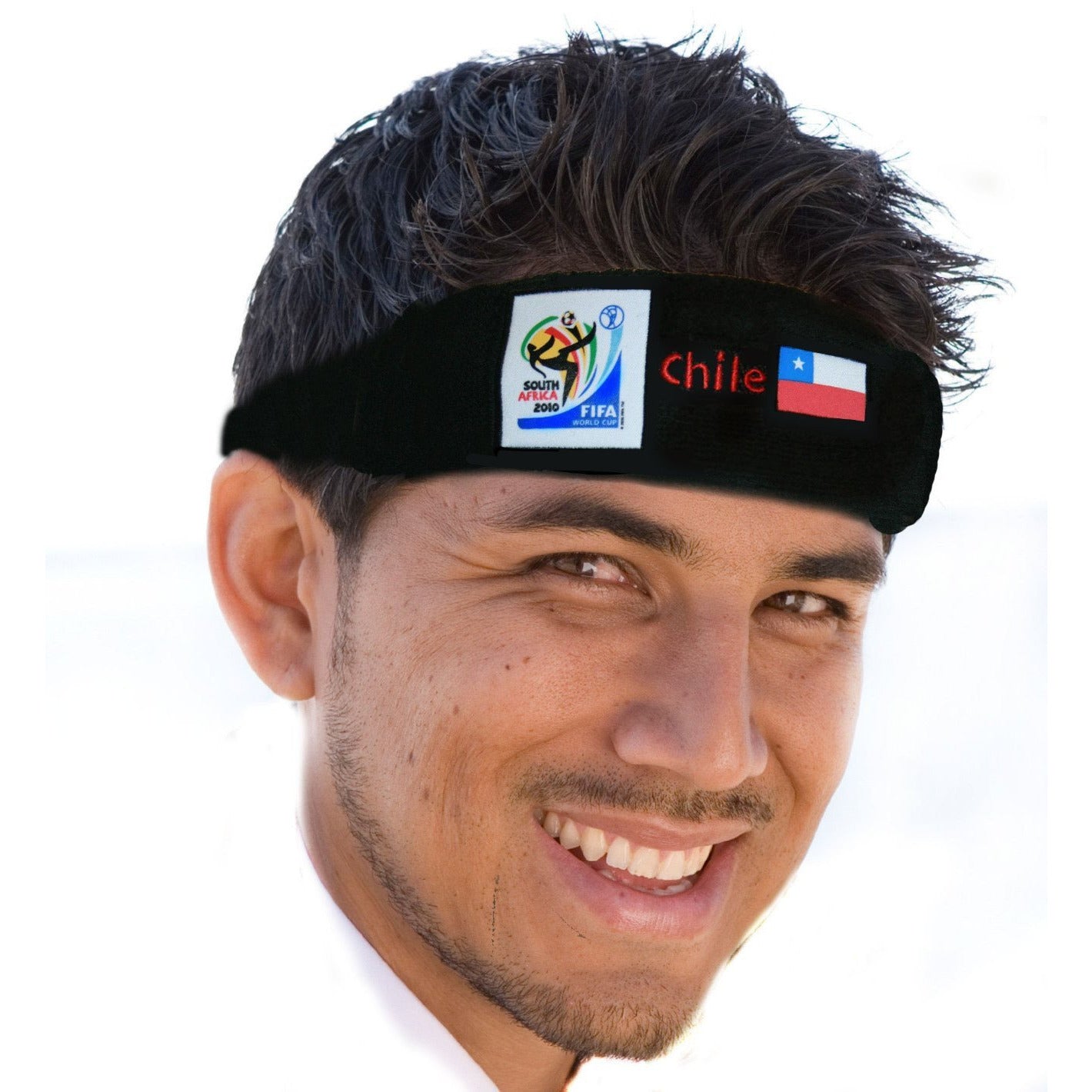 Chile World Cup Soccer Headband - Vintage Collectible Official FIFA Licensed