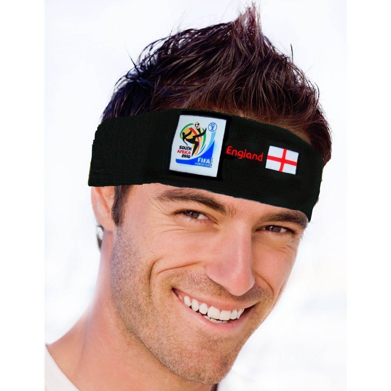England World Cup Soccer Headband - Vintage Collectible Official FIFA Licensed