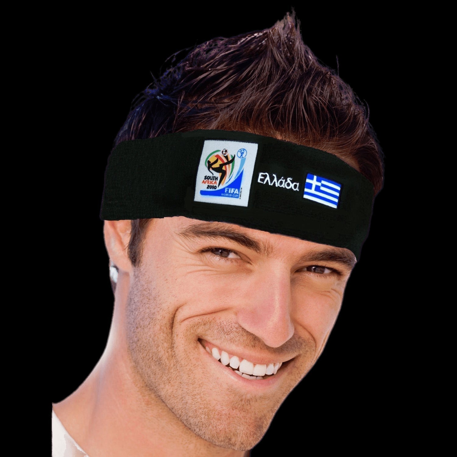 Greece World Cup Soccer Headband - Vintage Collectible Official FIFA Licensed