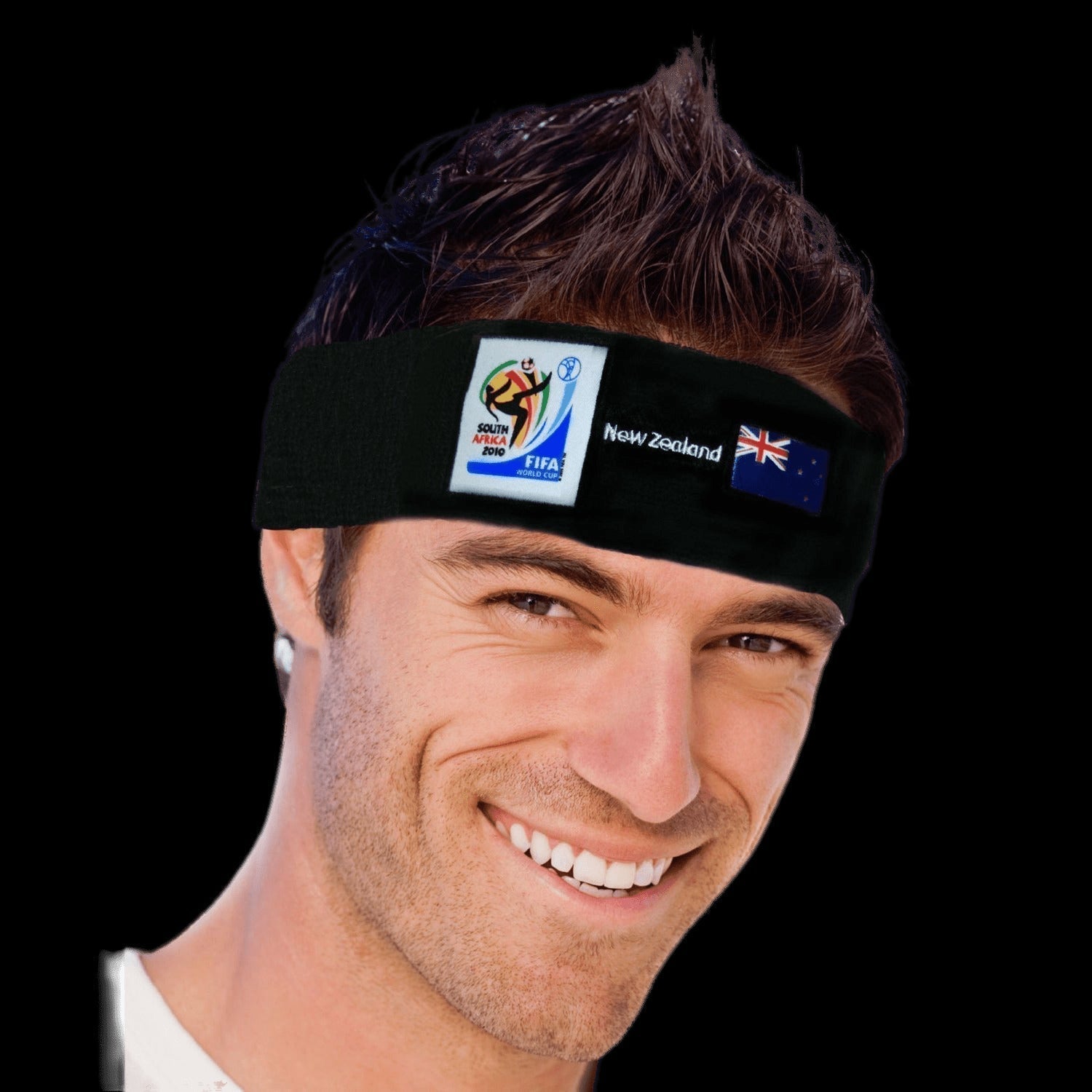 New Zealand World Cup Soccer Headband - Vintage Collectible Official FIFA Licensed
