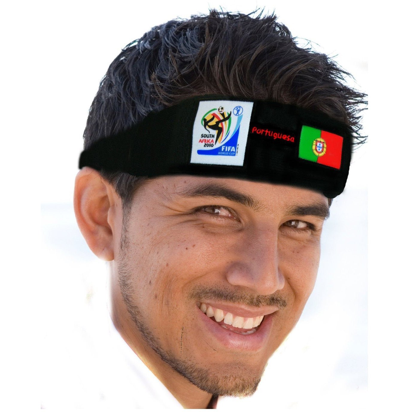 Portugal World Cup Soccer Headband - Vintage Collectible Official FIFA Licensed