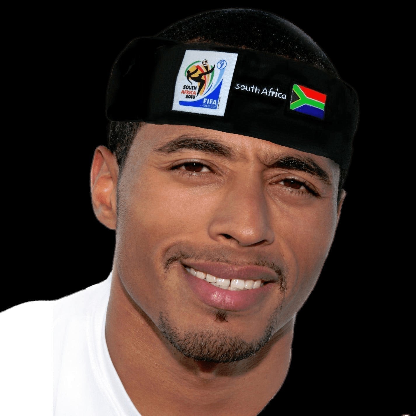 South Africa World Cup Soccer Headband - Vintage Collectible Official FIFA Licensed