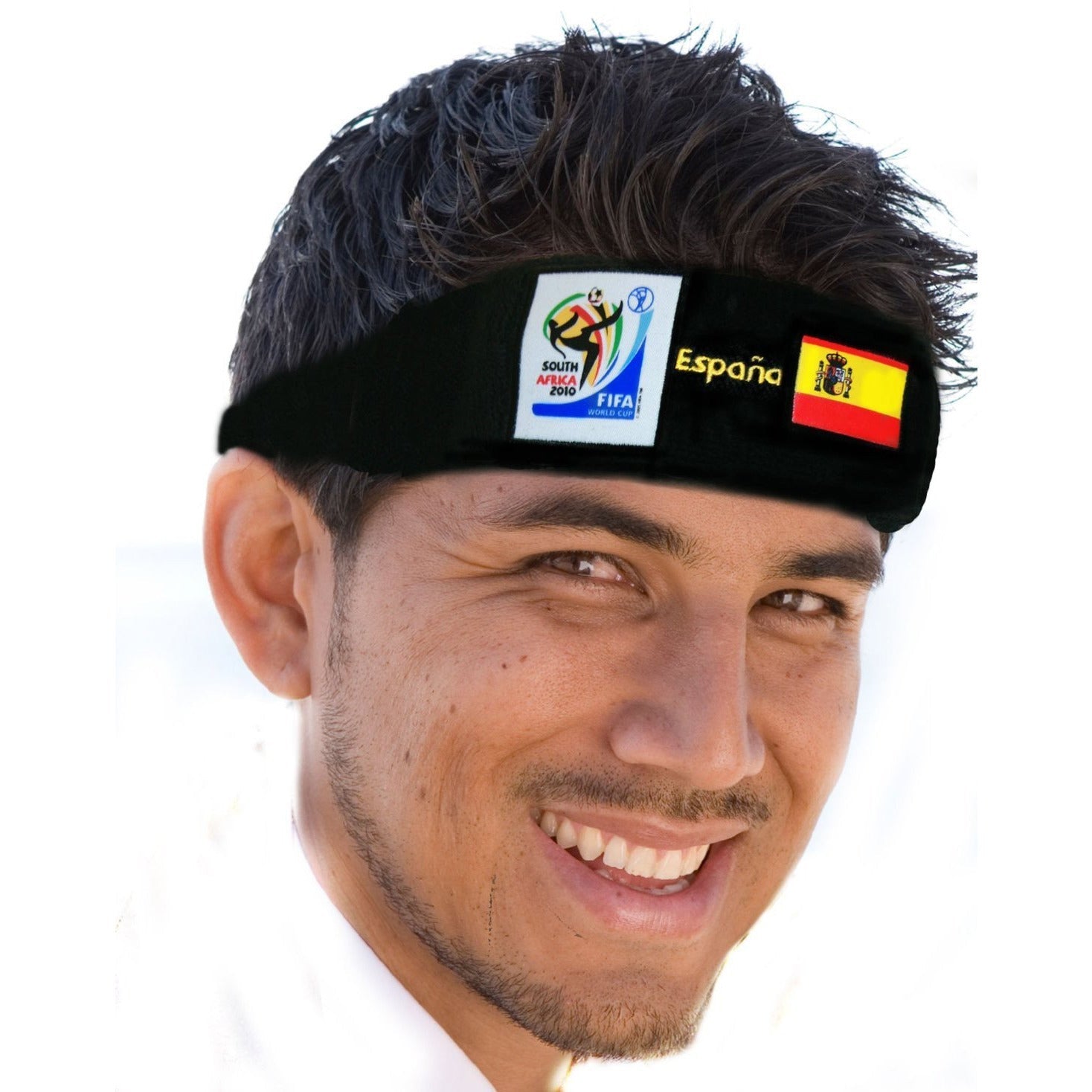 Spain World Cup Soccer Headband - Vintage Collectible Official FIFA Licensed