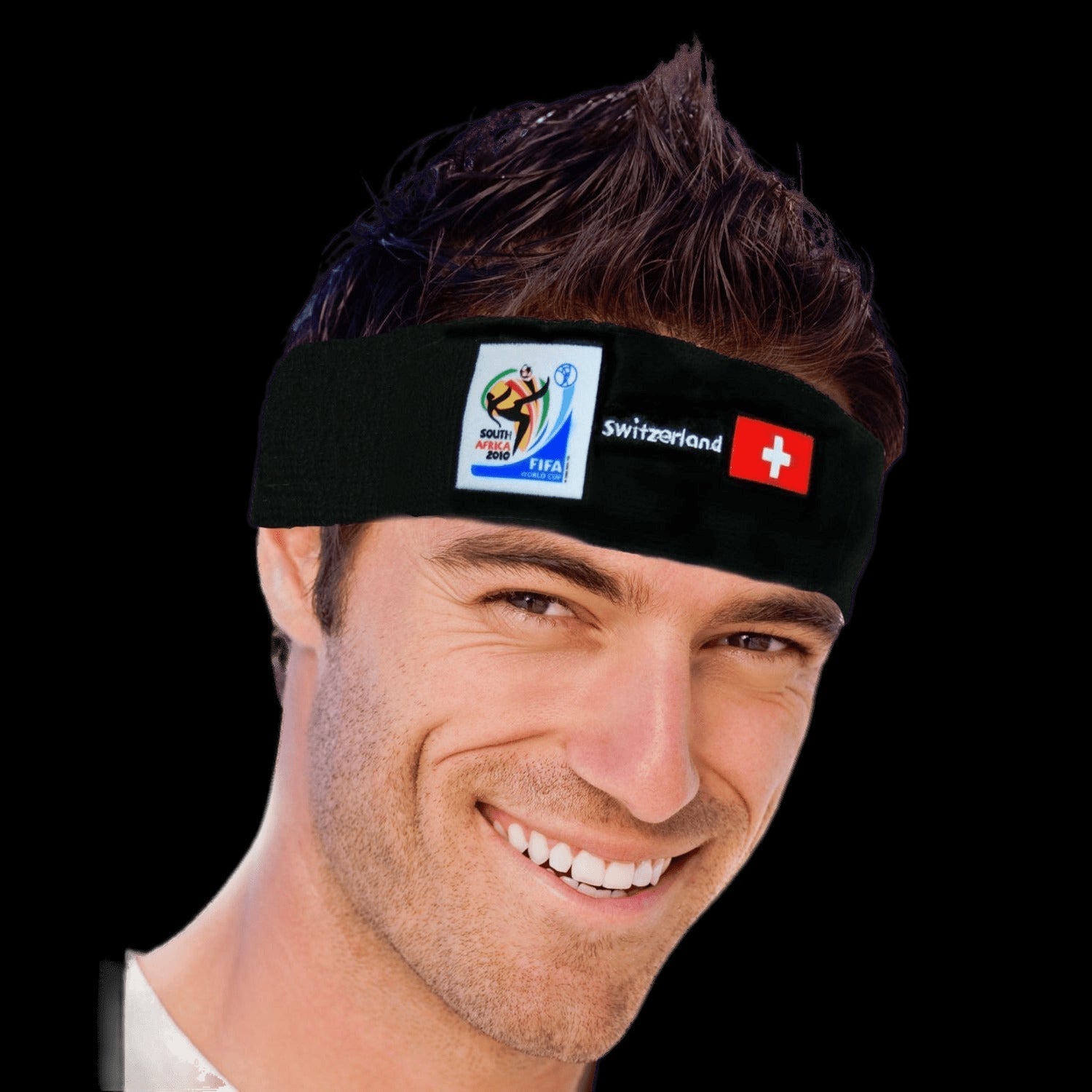 Switzerland World Cup Soccer Headband - Vintage Collectible Official FIFA Licensed
