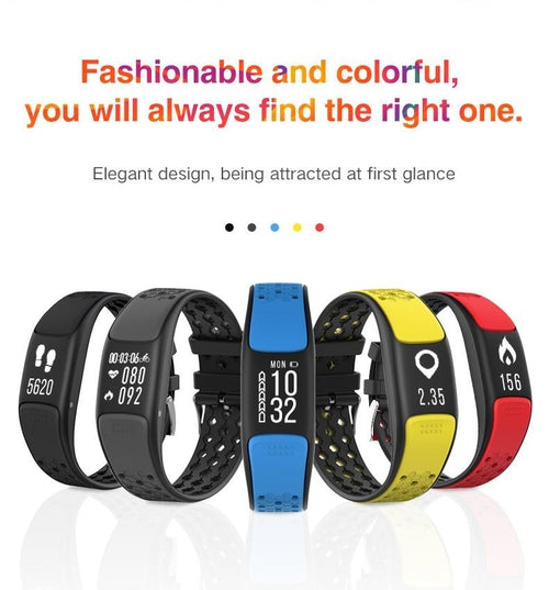 Waterproof Smart Fitness Tracker Watch - GPS Heart Rate Monitor Activity Tracker for Swimming Running Cycling