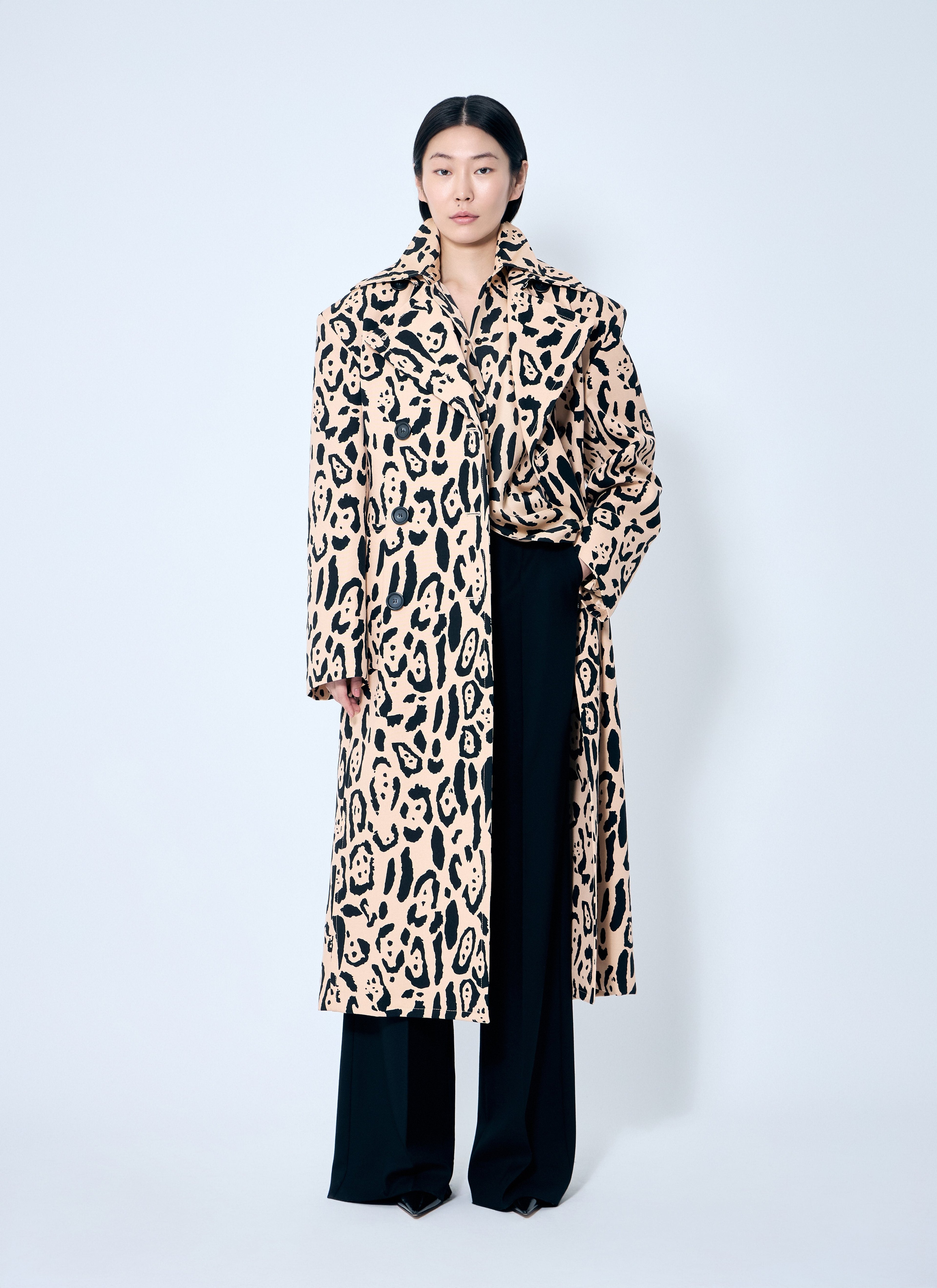 Sportmax Women Animal-Print Shirt by Luosophy