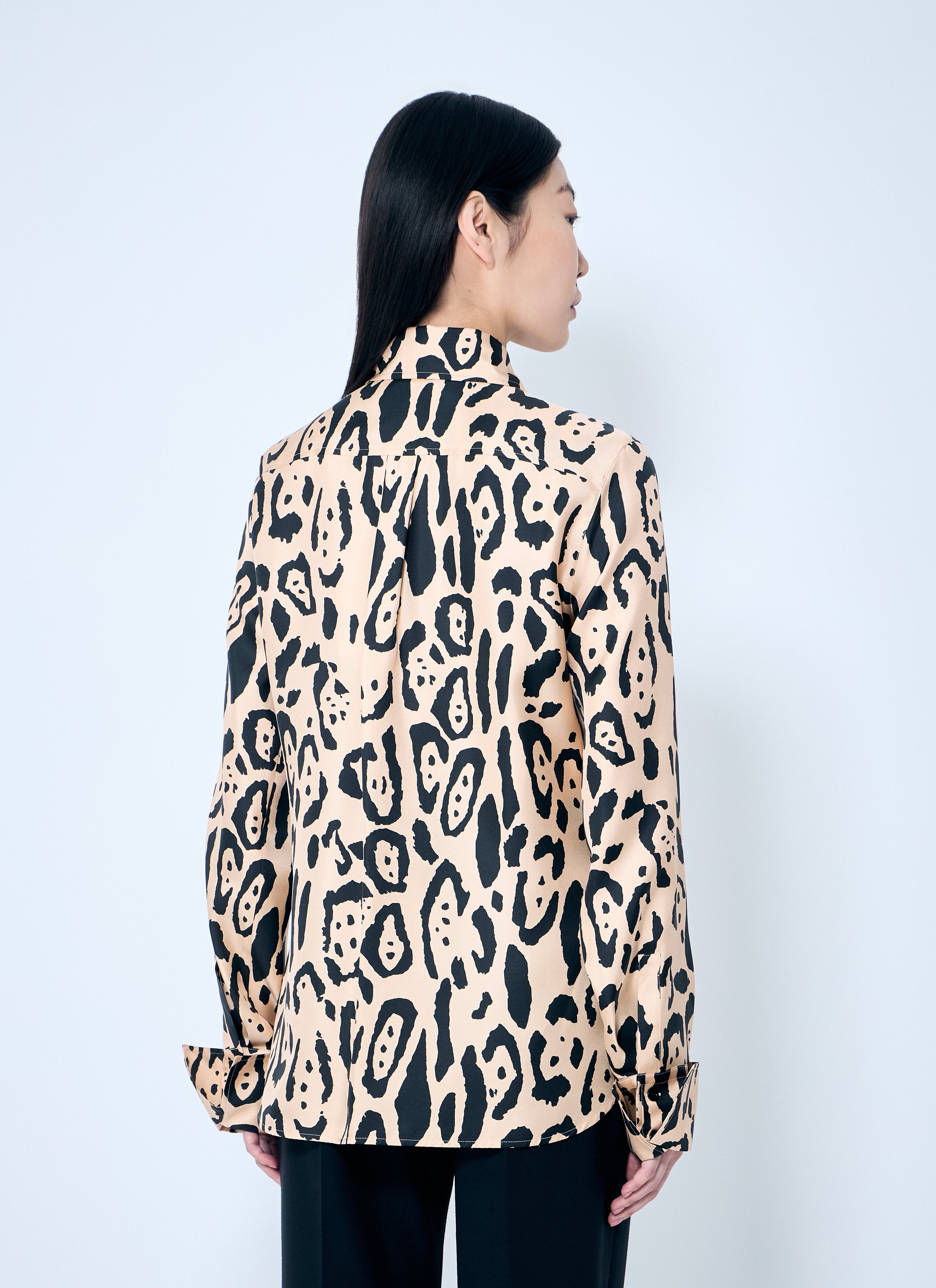 Sportmax Women Animal-Print Shirt by Luosophy