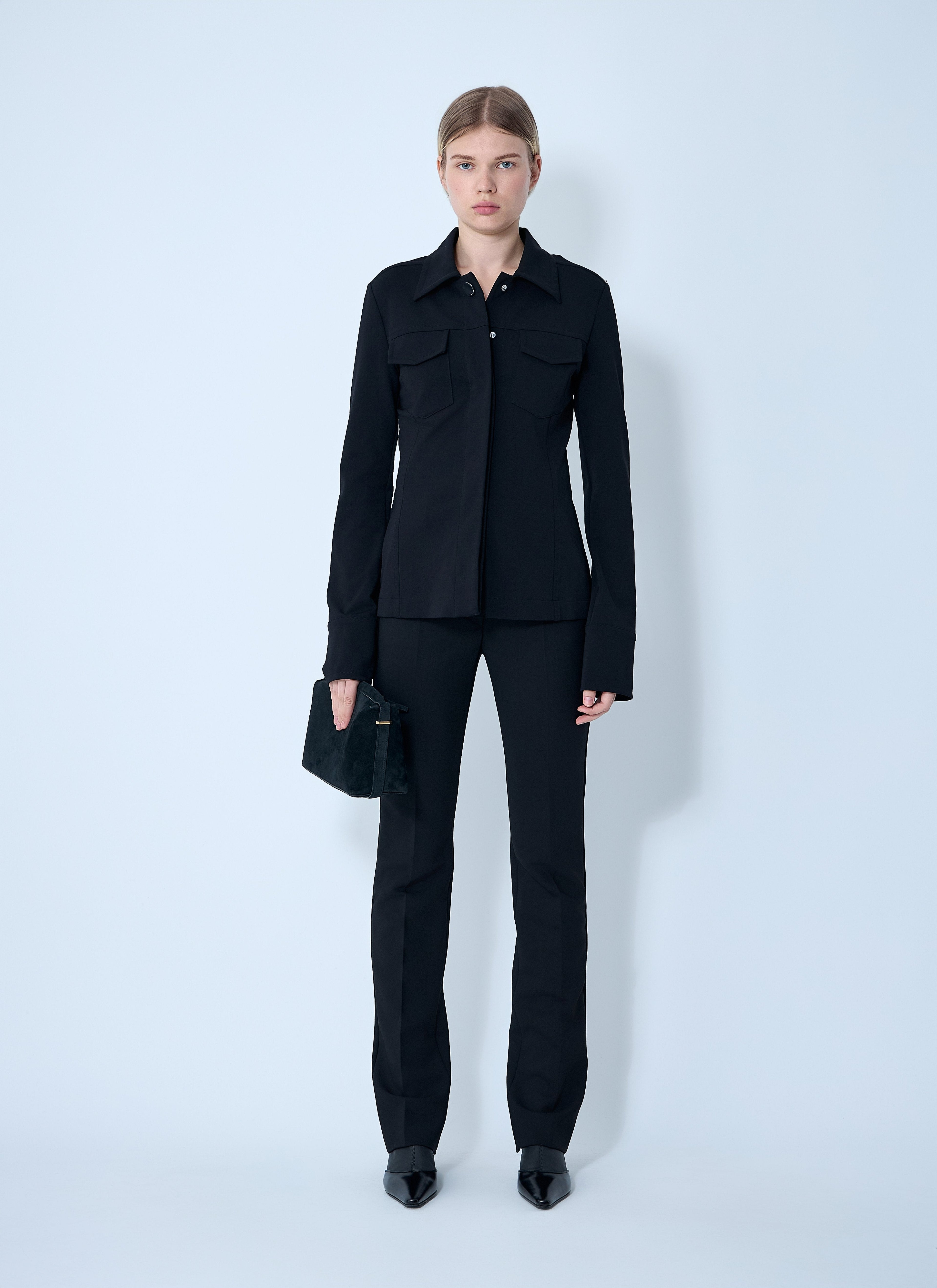 Sportmax Women Stretch-Finish Pants by Luosophy