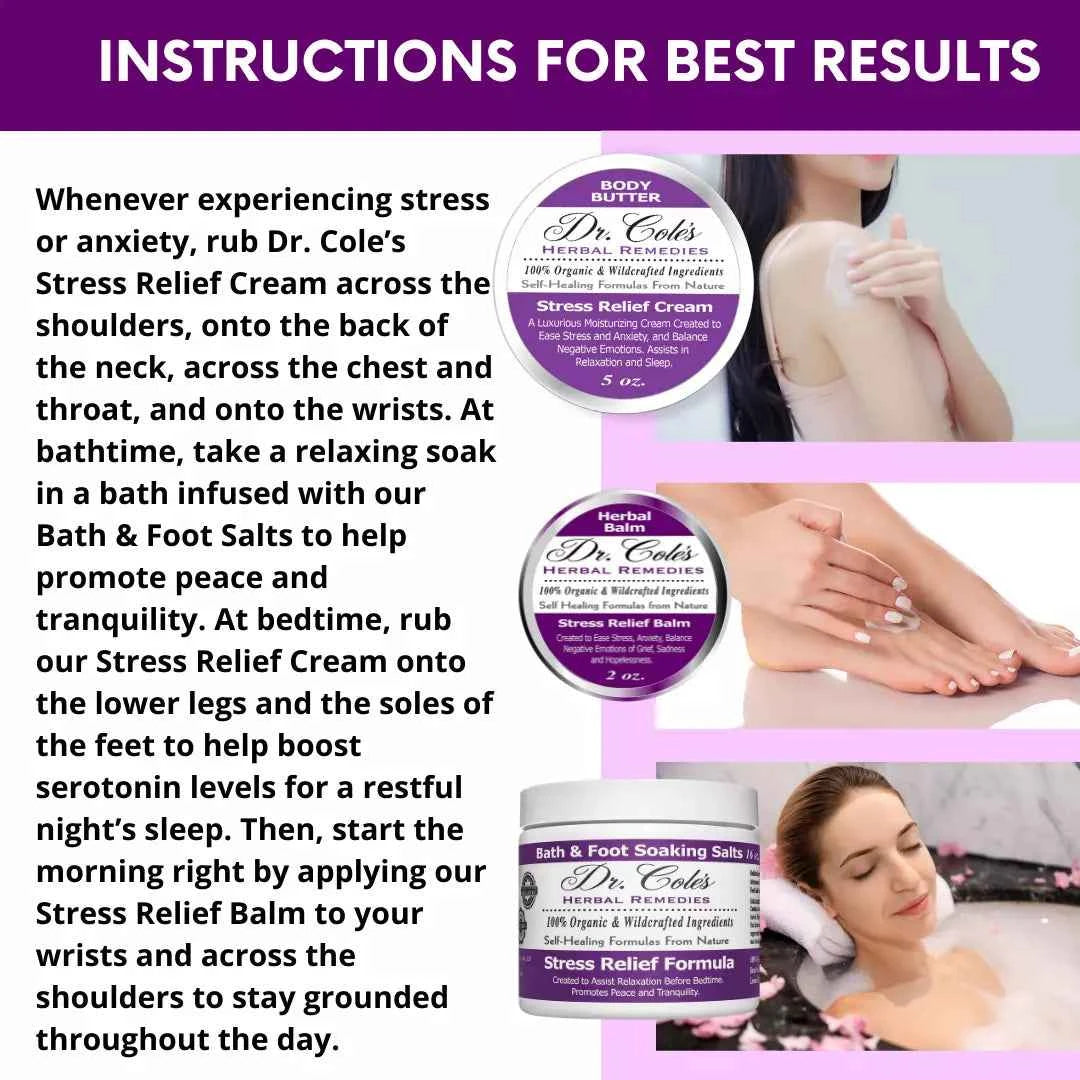 29 - Dr. Cole’s Organic Stress Relief Herbal Balm by COLEHERBALS LLC