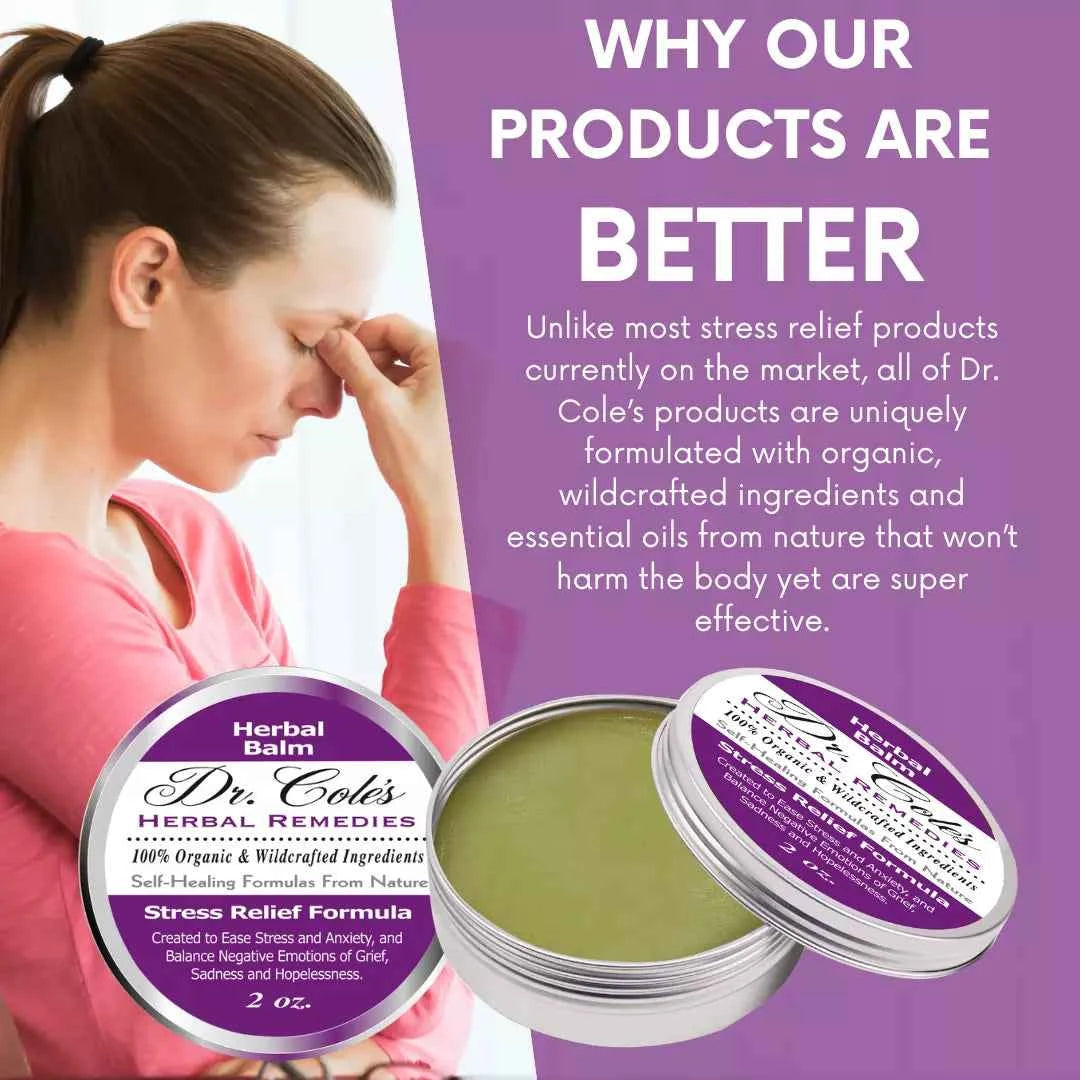 29 - Dr. Cole’s Organic Stress Relief Herbal Balm by COLEHERBALS LLC