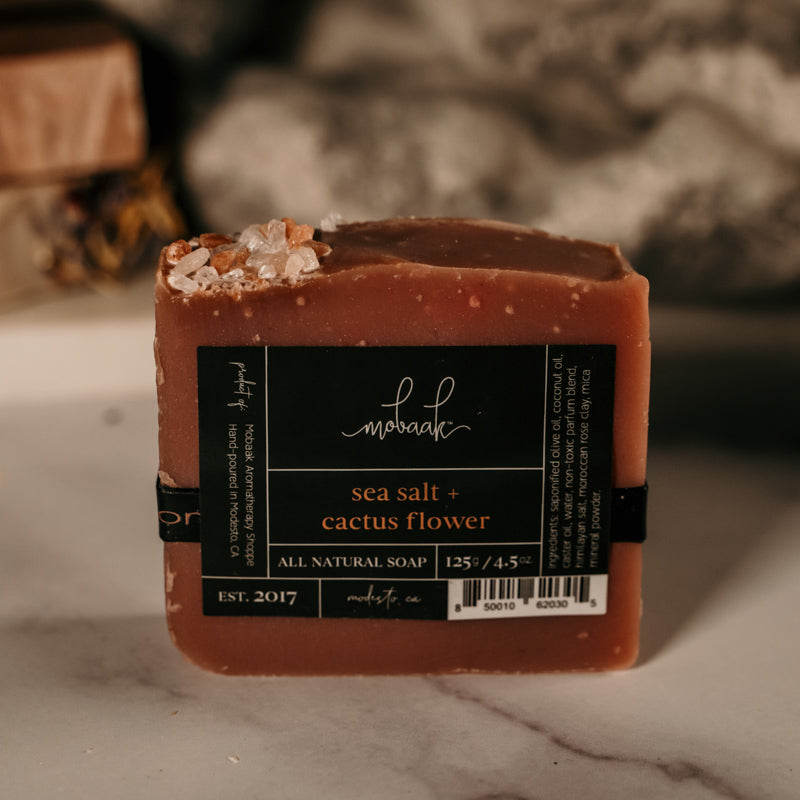 Sea Salt & Cactus Flower Natural Soap DestGlow