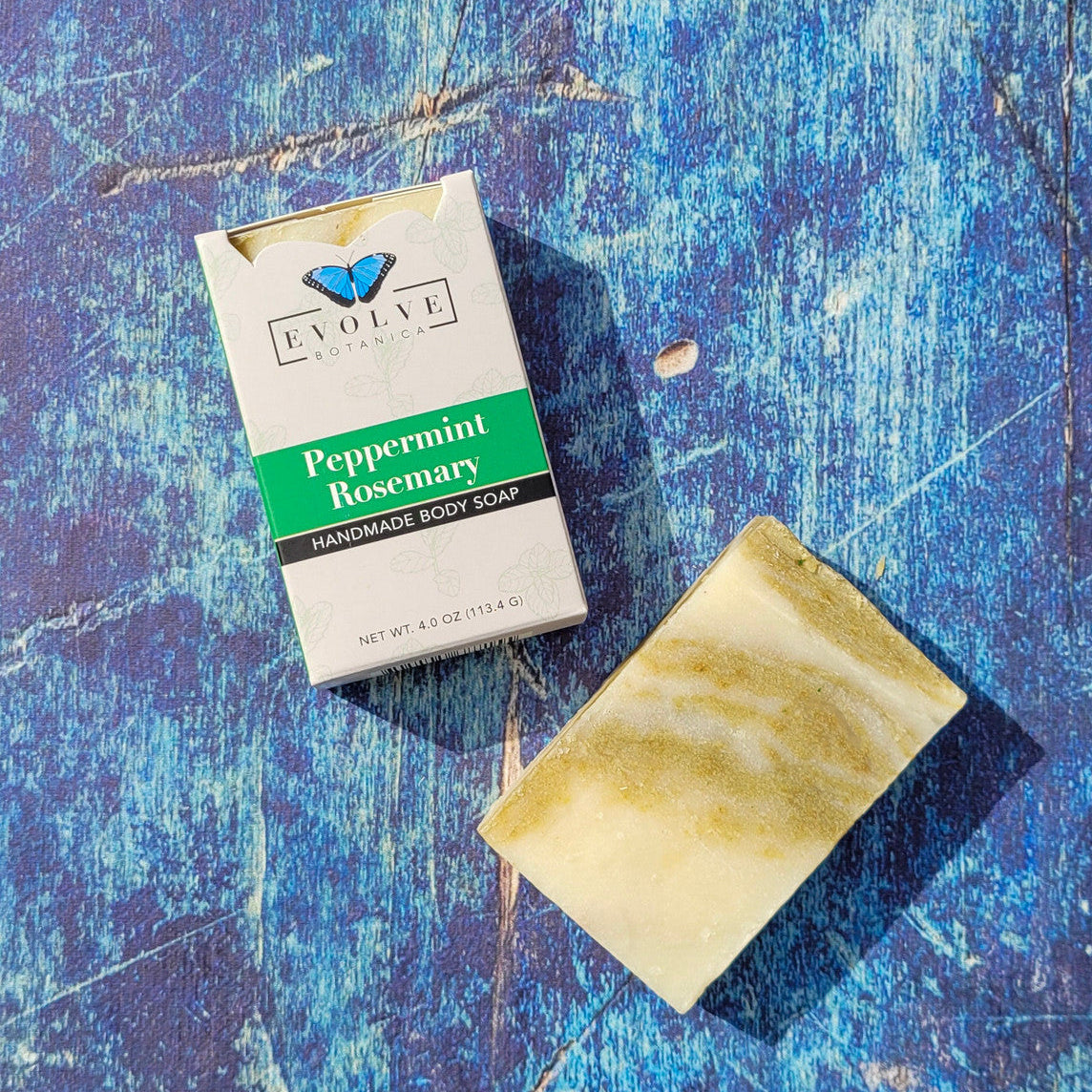 Peppermint Rosemary – Vegan Herbal Hand & Body Soap