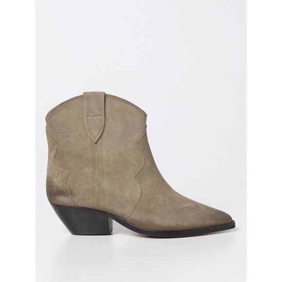 Isabel Marant Women Dewina Suede Cowboy Ankle Boots by Luosophy