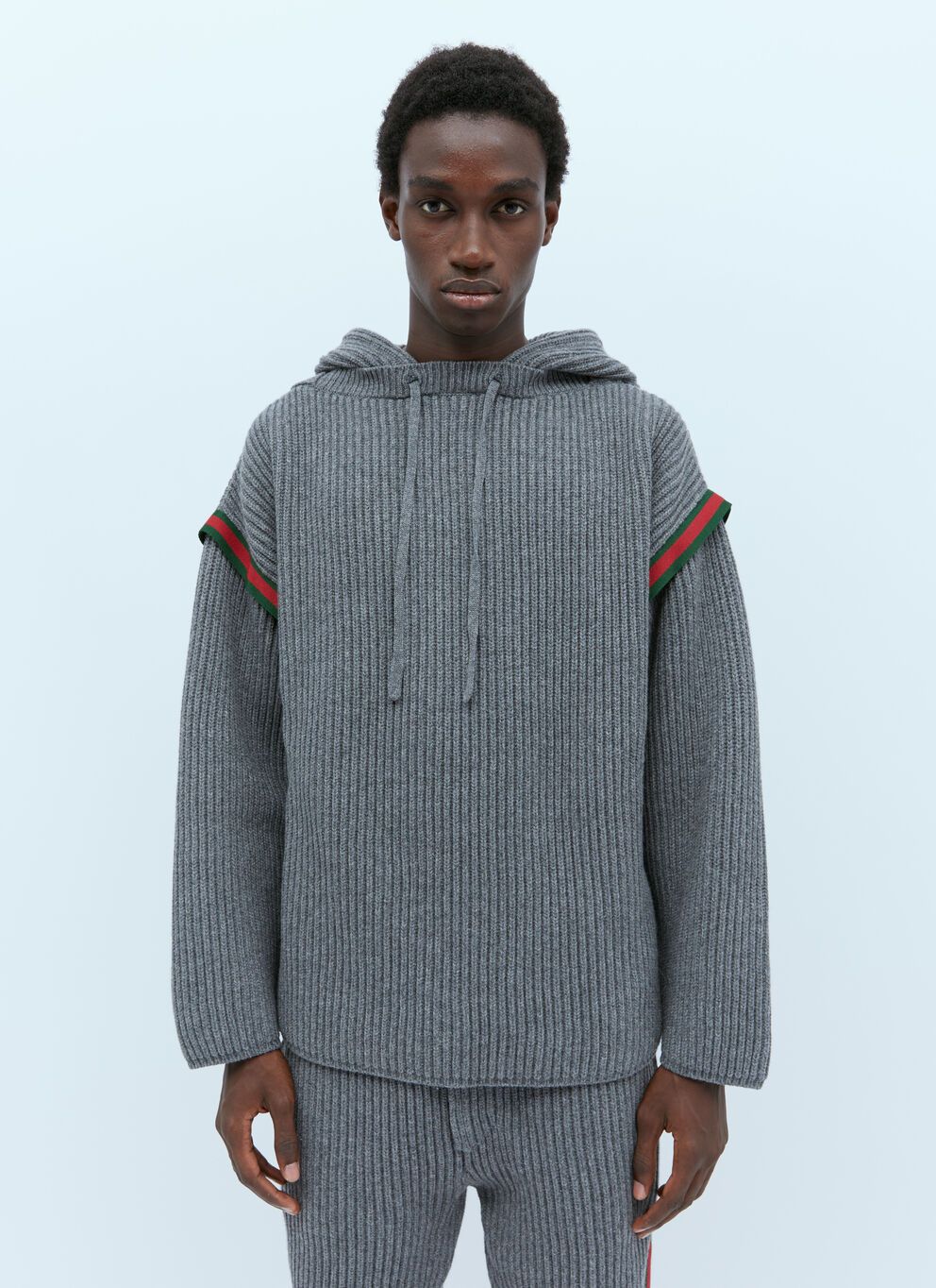 Gucci Men Wool Cashmere Hooded Sweater by Luosophy