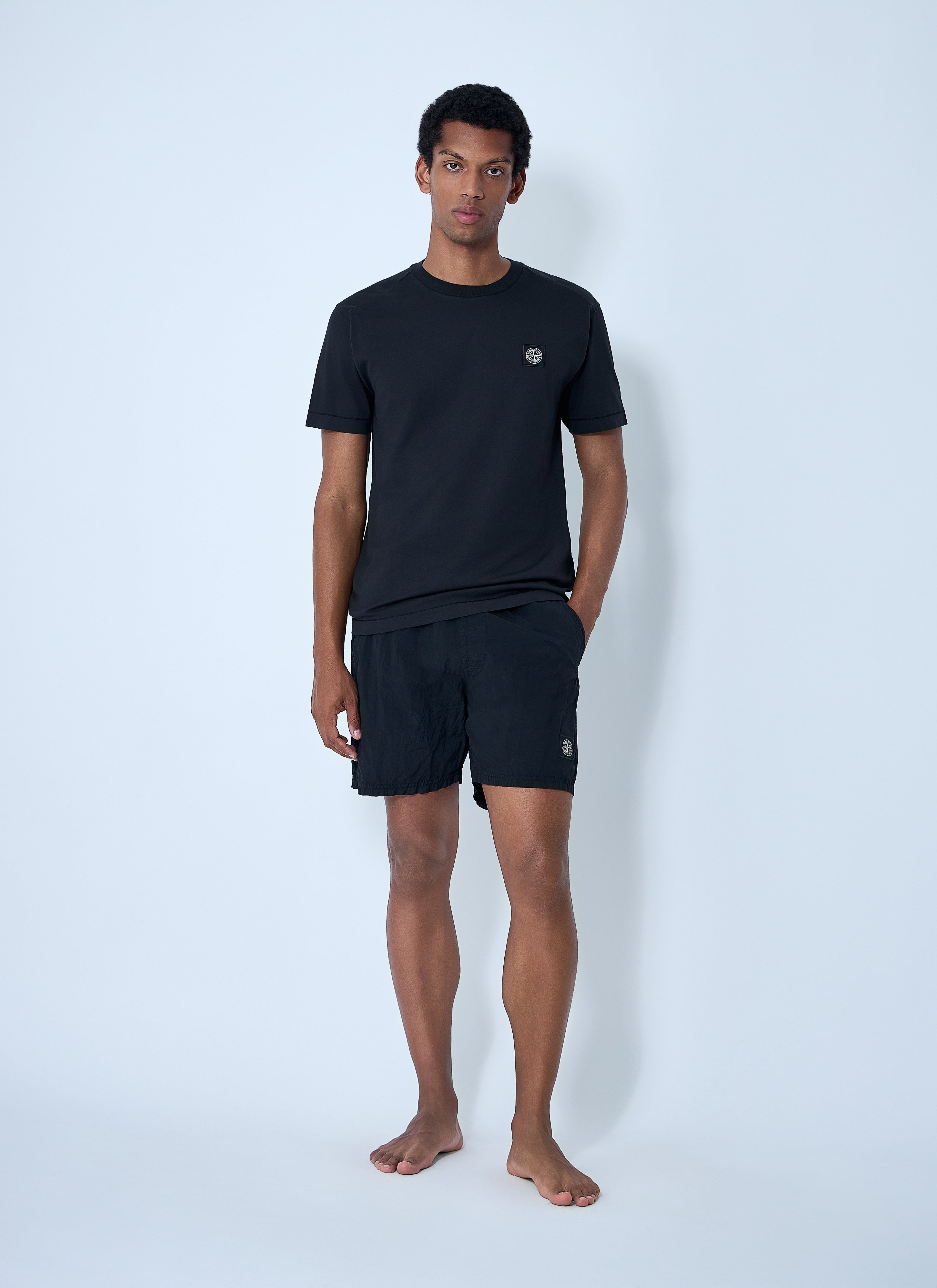 Stone Island Men Nylon Metal Shorts by Luosophy