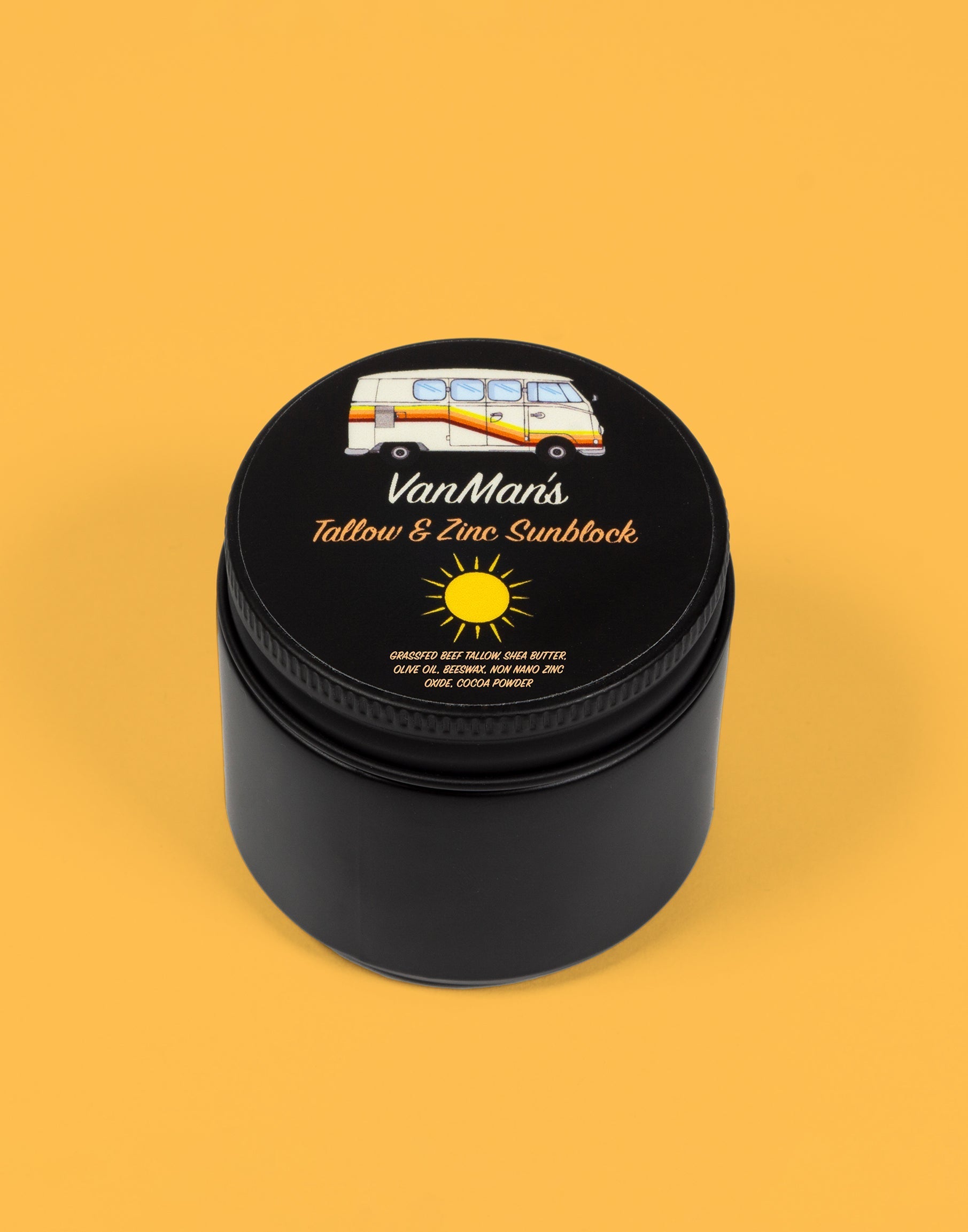 VanMan’s Tallow & Zinc SunBlock - 2 oz DestGlow
