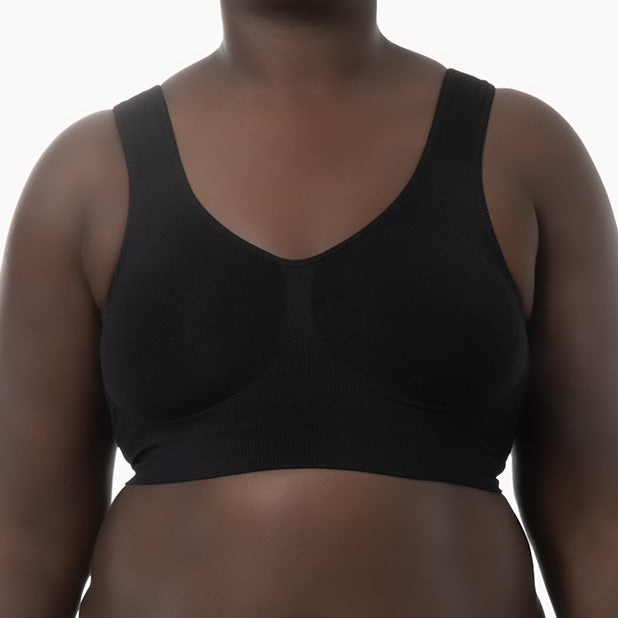 Shapewear bra with wide shoulder straps - DestGlow