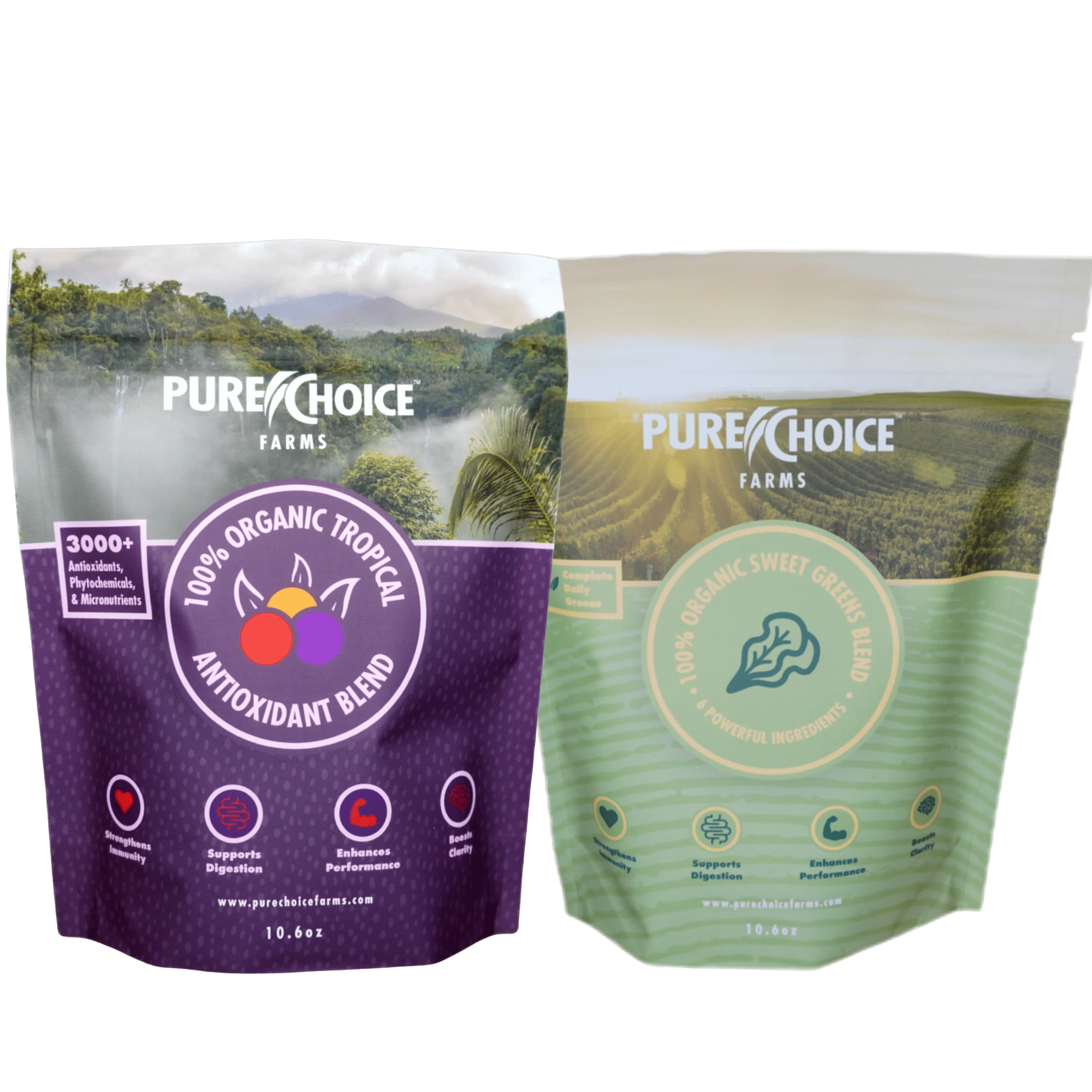 Sweet Greens & Organic Tropics by Pure Choice Farms