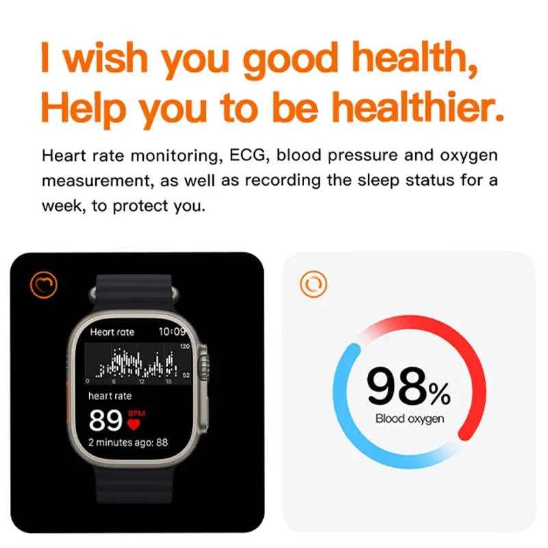 T1000 Ultra 7 Smartwatch with Multiple Bands