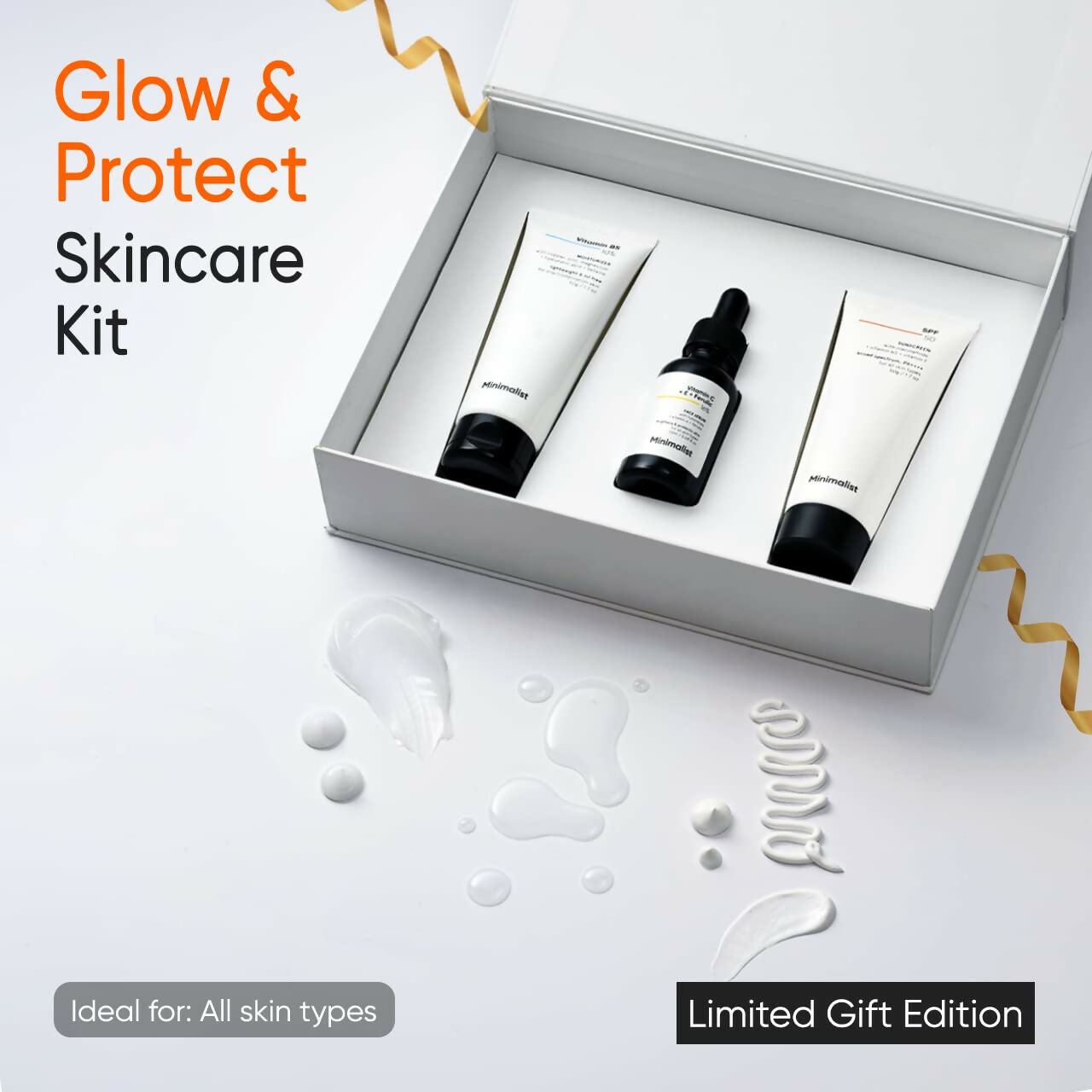 Minimalist Glow & Protect Skincare Kit by Dista