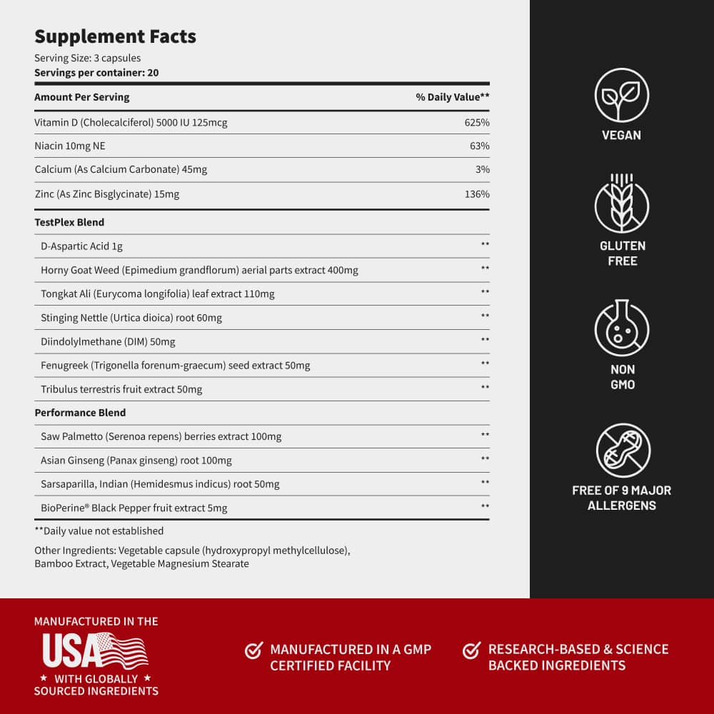 Male Drive Stack + Free E-Book by Snap Supplements
