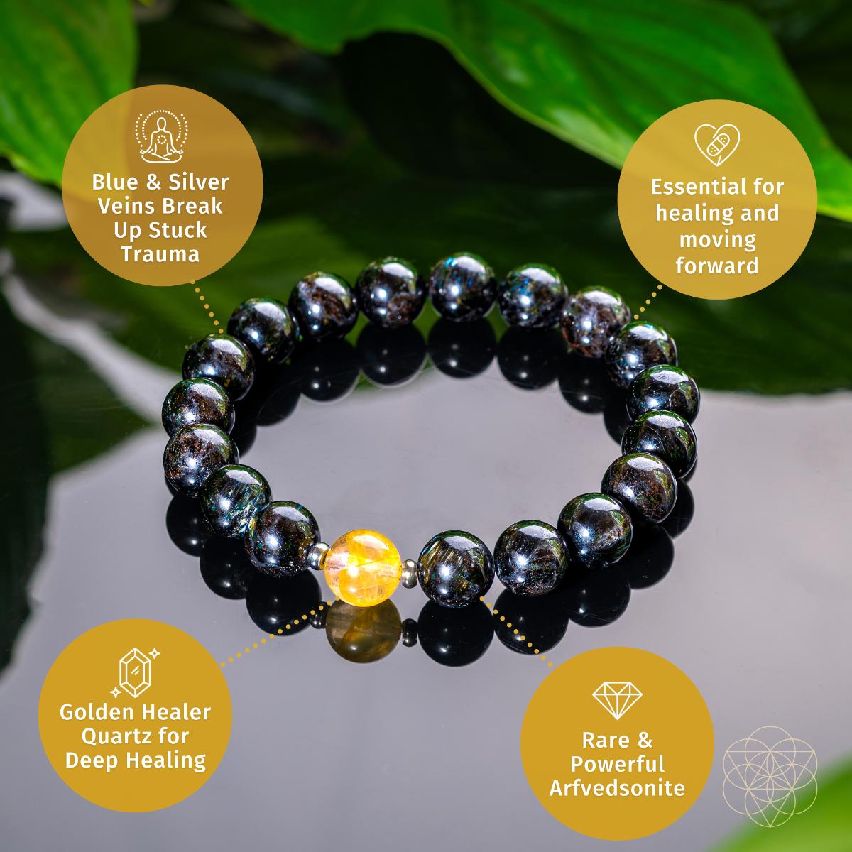 The Arfvedsonite Deep Healing Bracelet - DestGlow