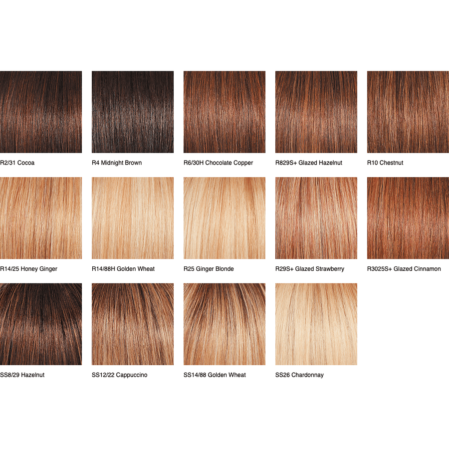 Raquel Welch The Art of Chic 100% Human Hair Top Piece Hairpiece - Choose Color DestGlow