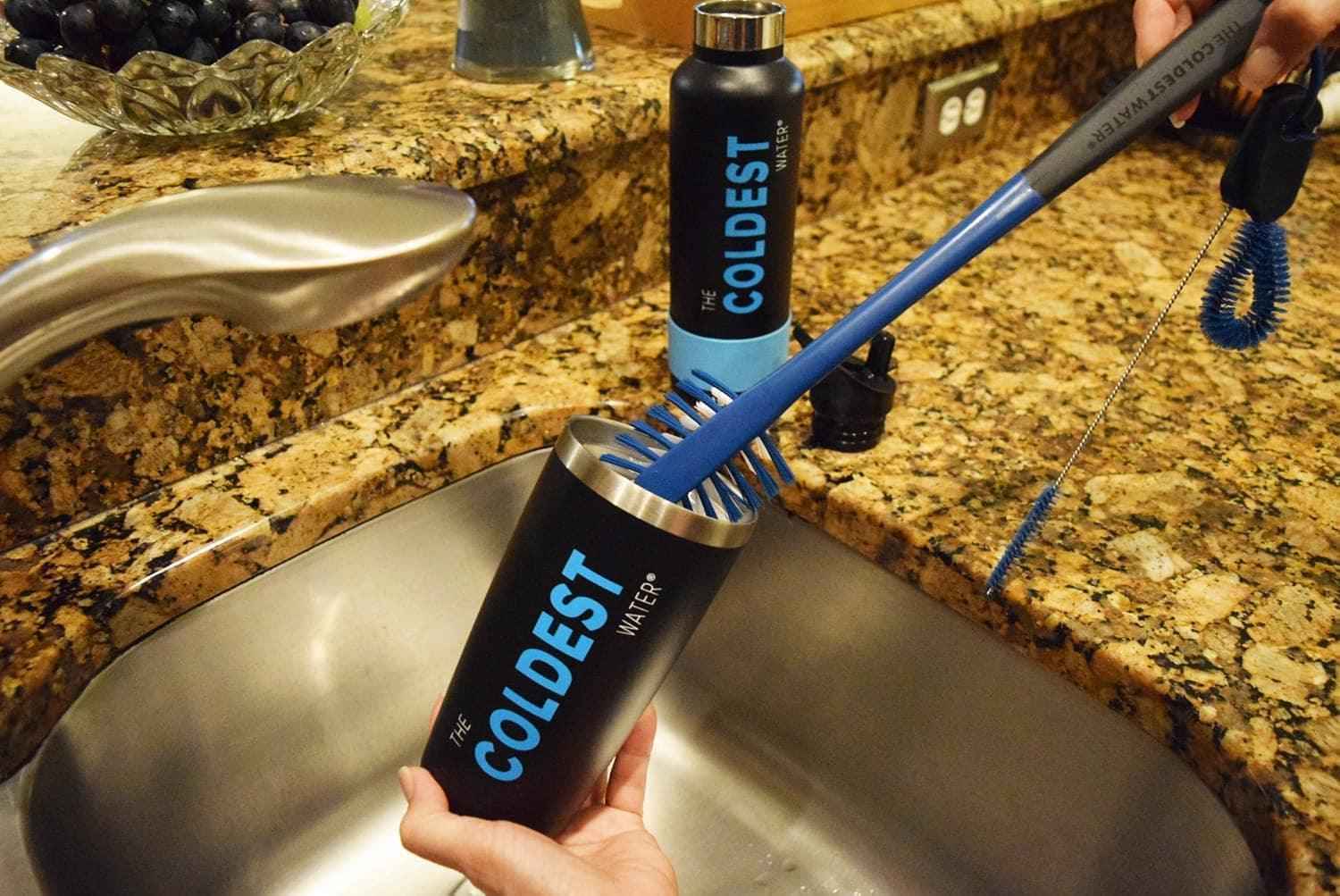 The Coldest Water Bottle Brush: 3 Tools in 1 by Coldest