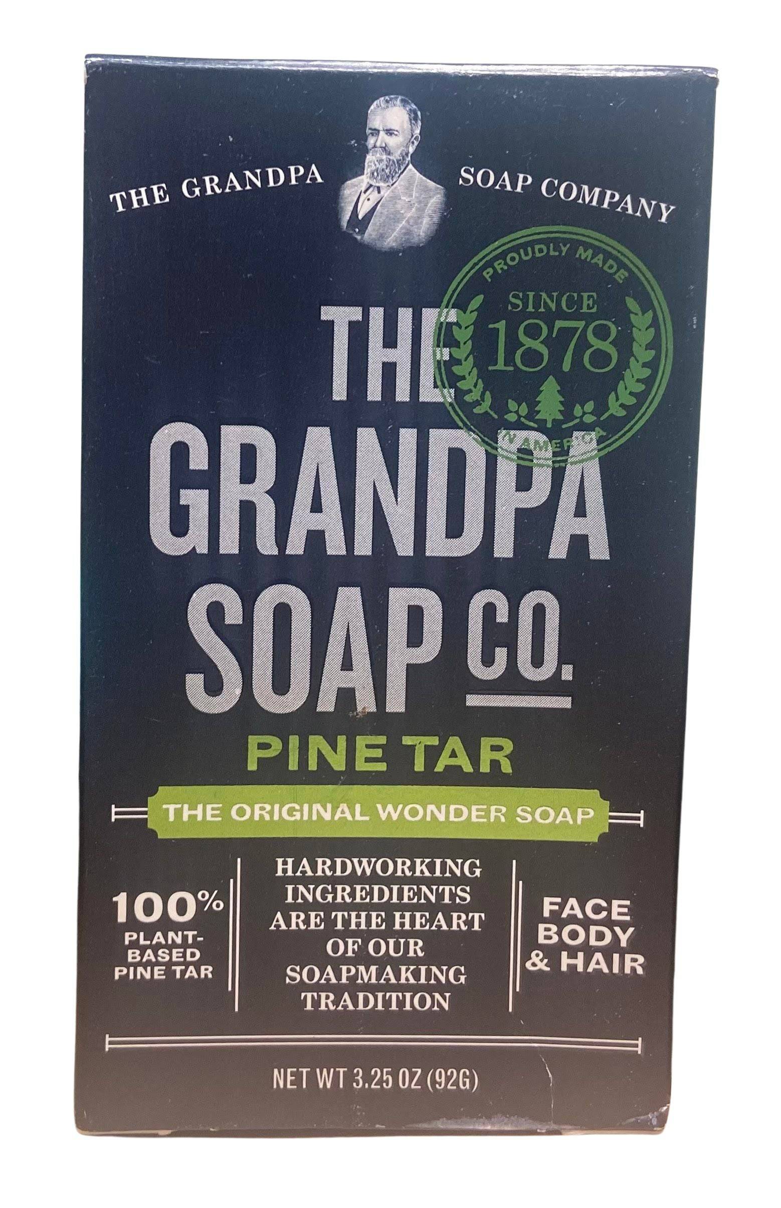 Soap Bar, Pine Tar, The Grandpa Soap Co - DestGlow