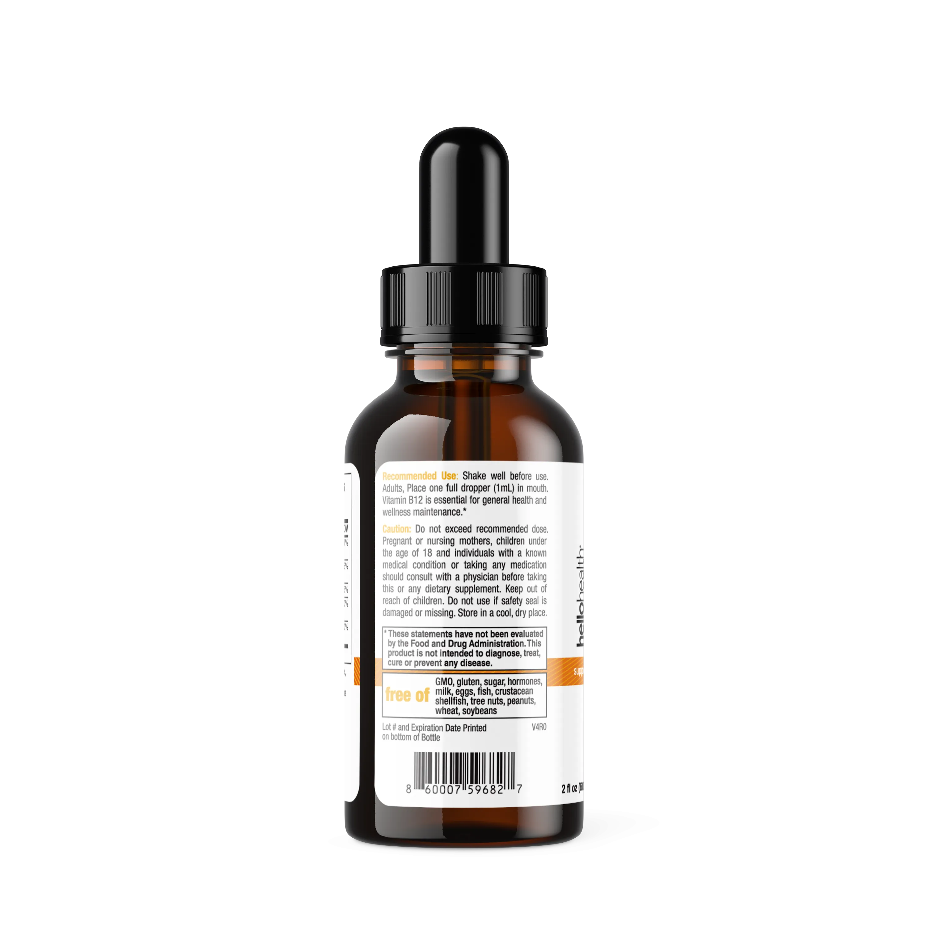 Happy Energy Vitamin B12 Plus – B12 Complex with B2, B3, B5 & B6 for Energy, Focus & Mood Support