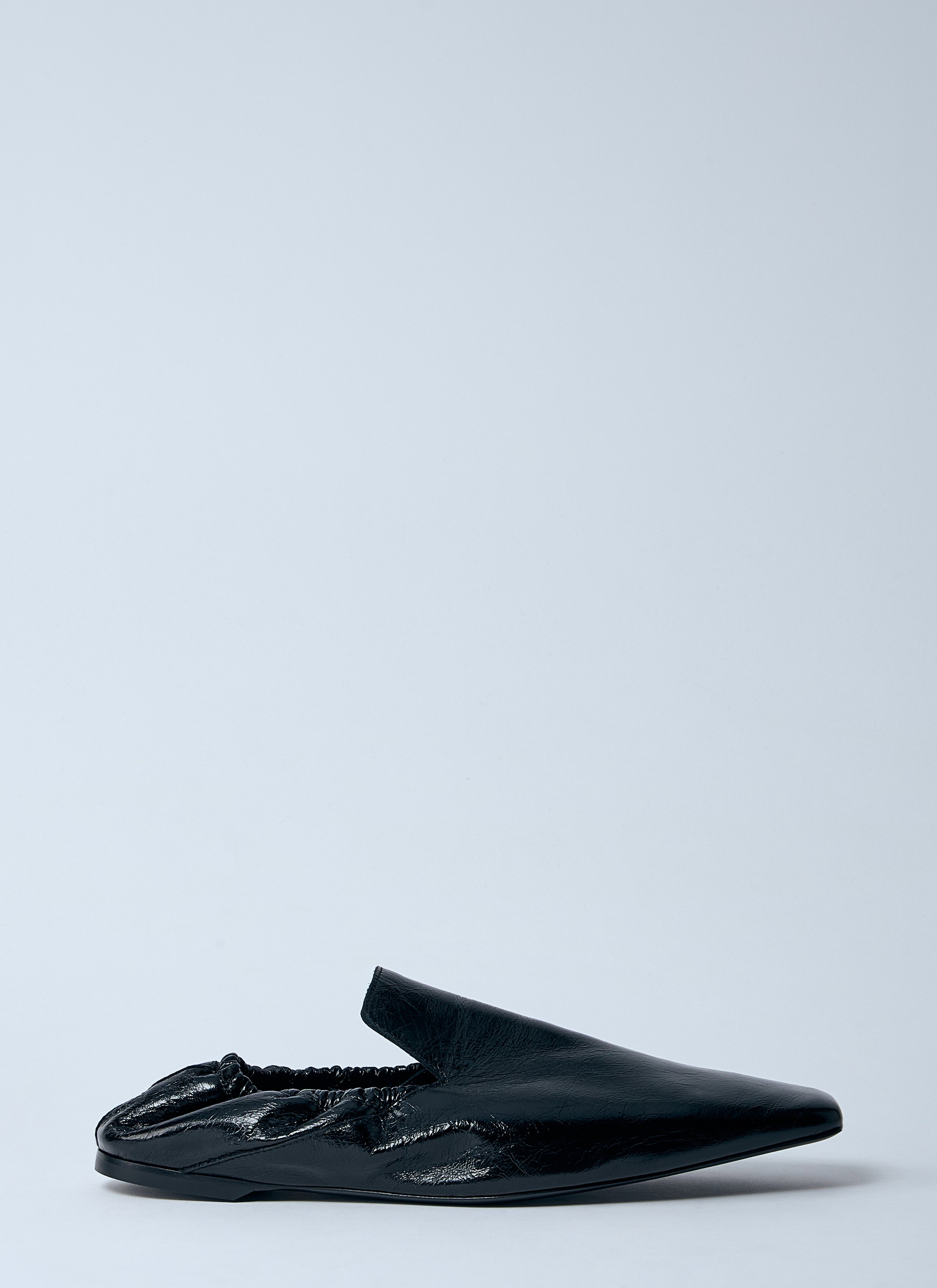 Toteme Women Elastic Leather Loafers by Luosophy