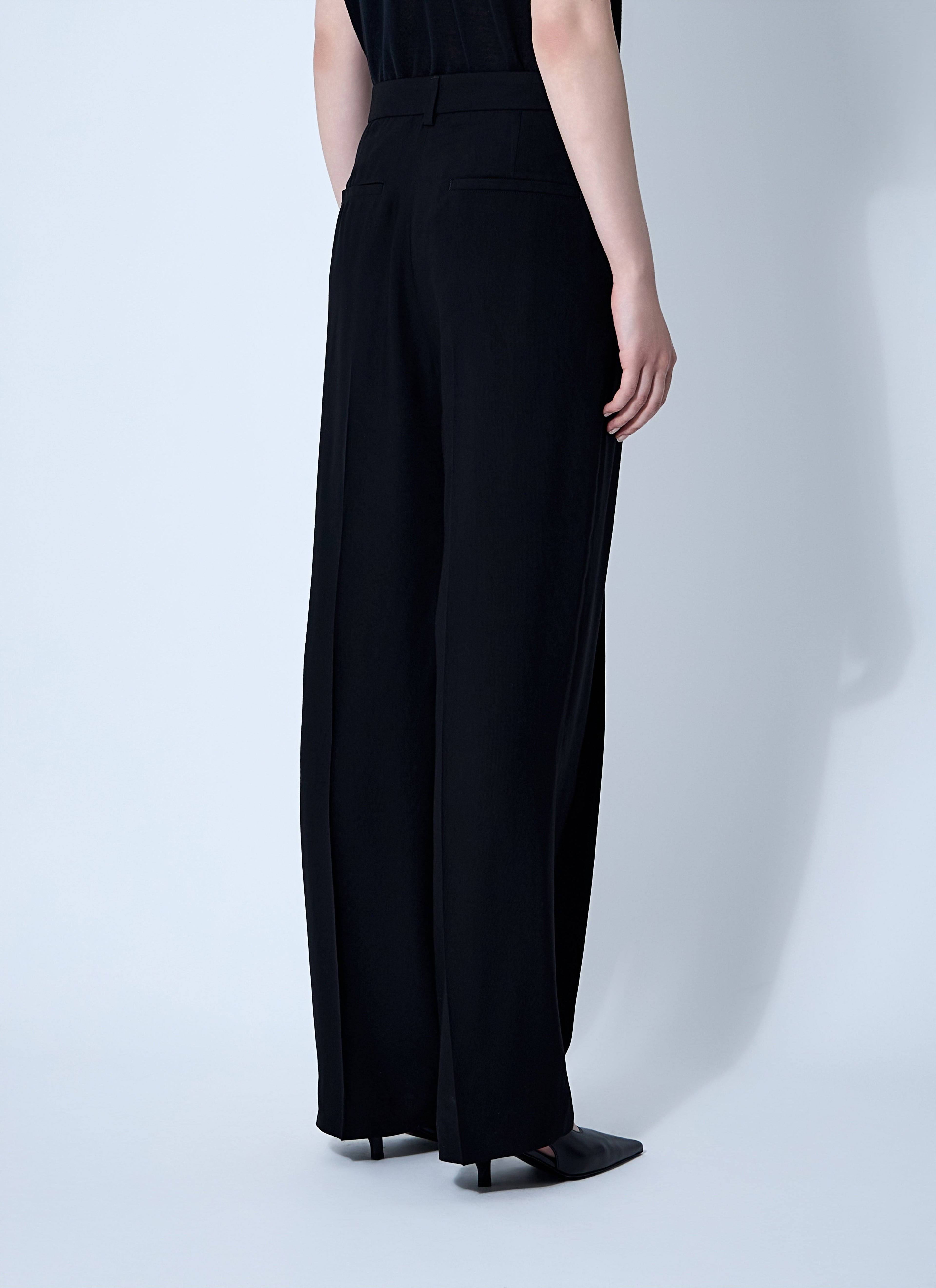 Toteme women double-pleat fluid pants